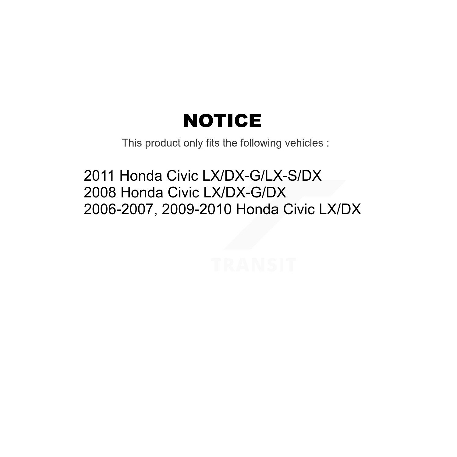 Disques de frein à disque avant arrière avec plaquettes en céramique et ensemble de tambours recouverts pour Honda Civic KGA-104345