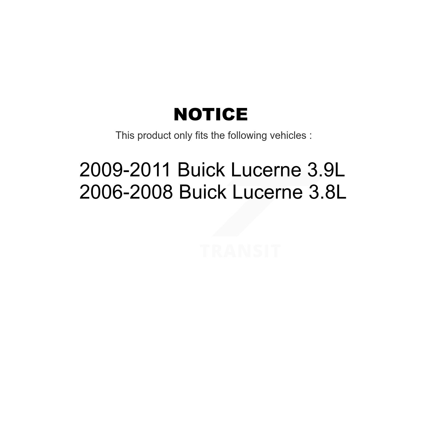 Disques de frein à disque arrière avant et plaquettes semi-métalliques pour Lucerne K8S-100814 de Buick