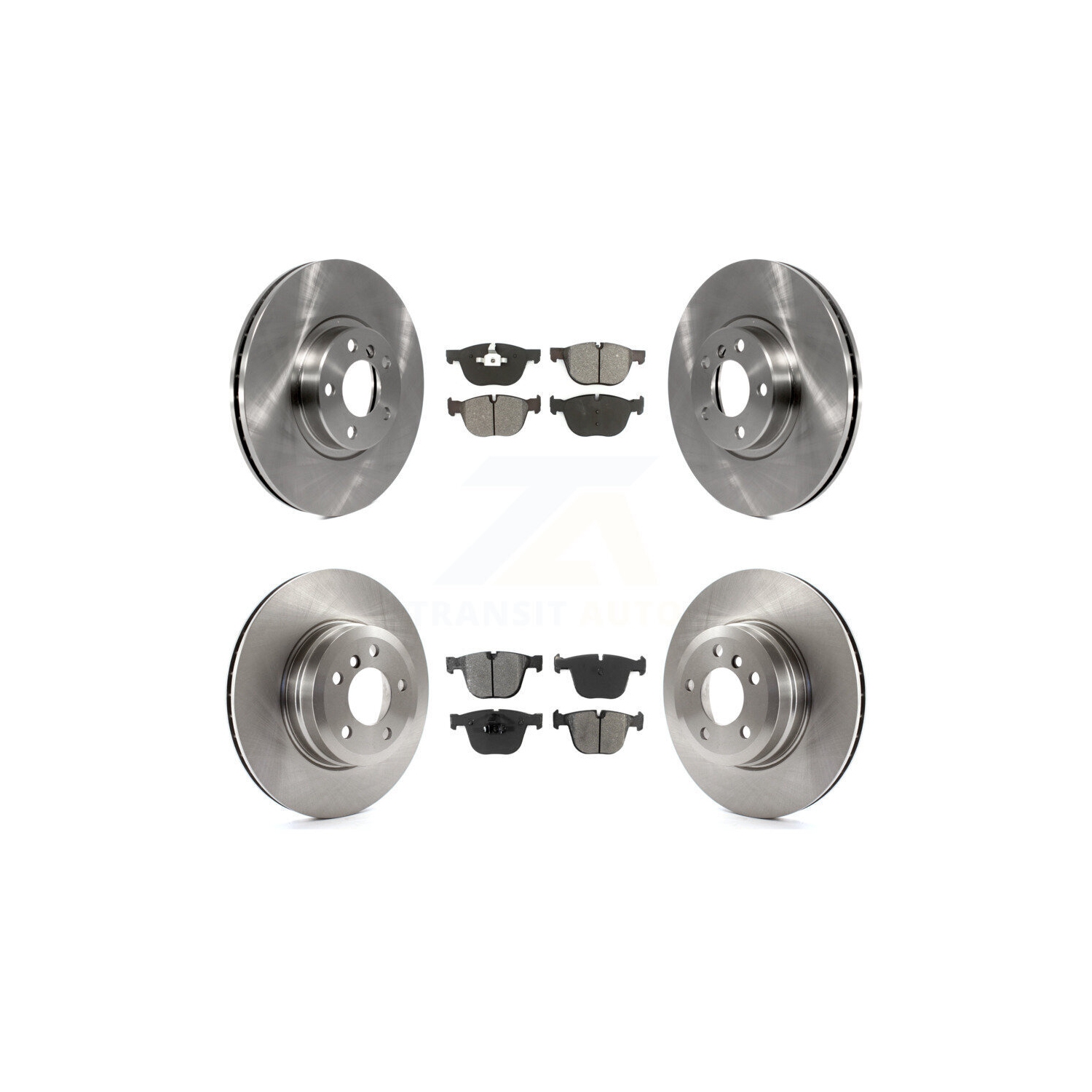 Front Rear Disc Brake Rotors And Semi-Metallic Pads Kit For BMW X5 X6 K8S-101370