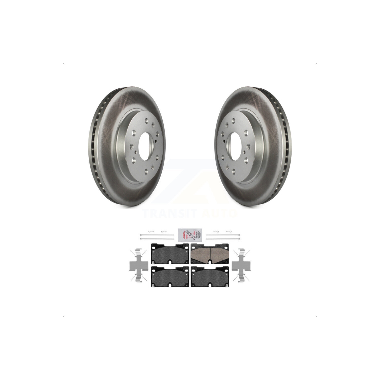 Plaquettes de frein avant en céramique pour GMC Sierra 1500 2019 avec étriers à double piston KGA-100187