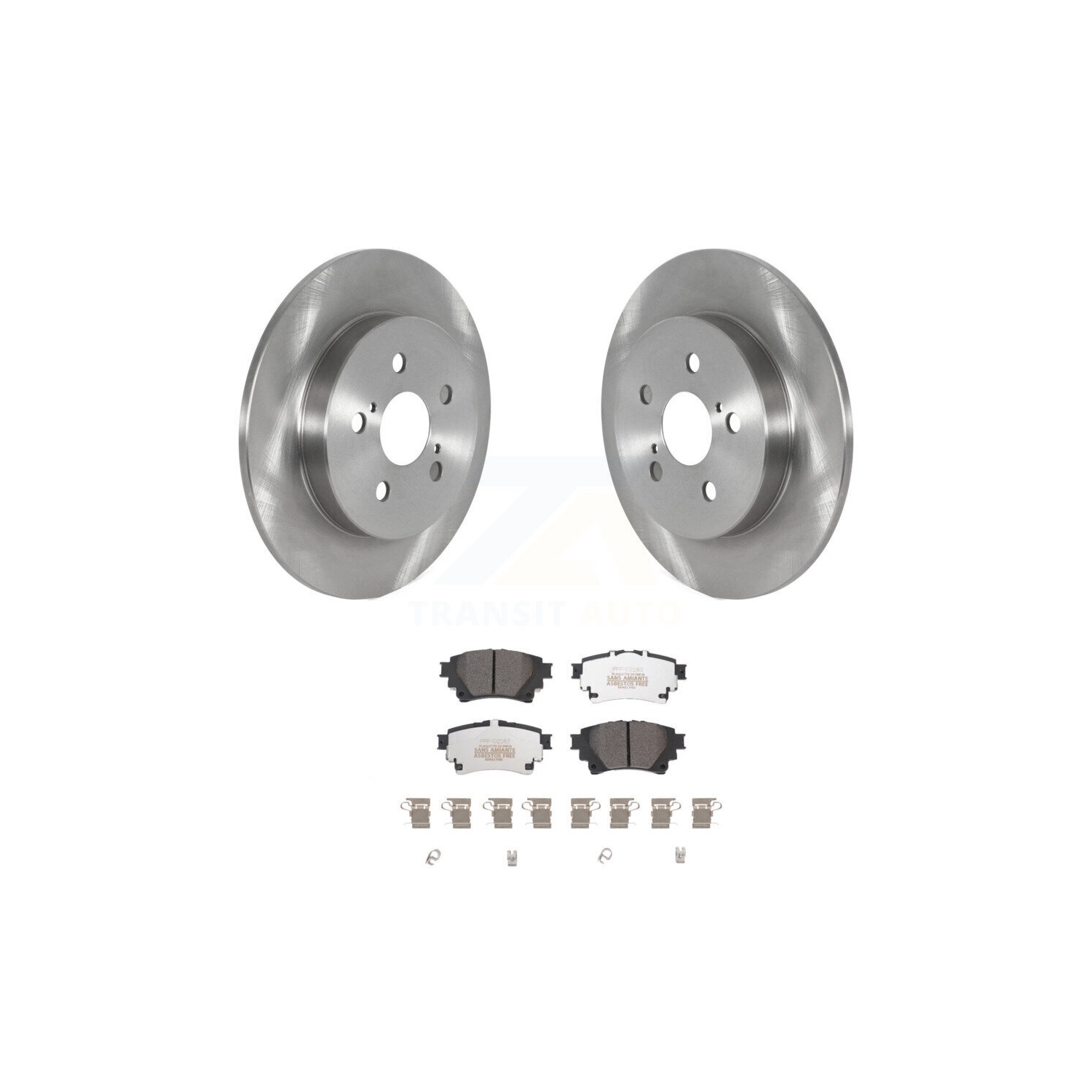 Rear Disc Brake Rotors And Semi-Metallic Pads Kit For Toyota Corolla K8F-103634