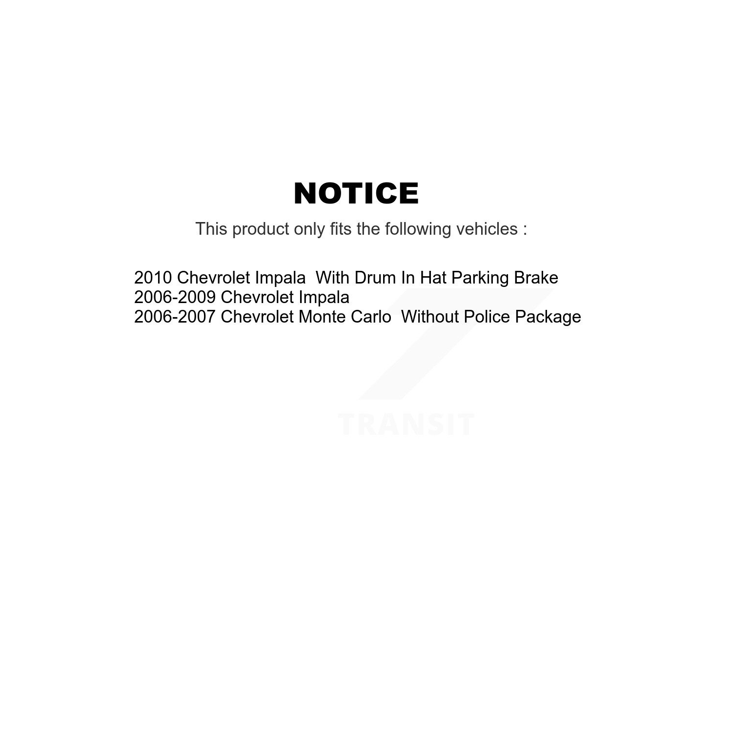 Front Rear Disc Brake Rotors And Semi-Metallic Pads Kit For Chevrolet Impala Monte Carlo K8F-100788