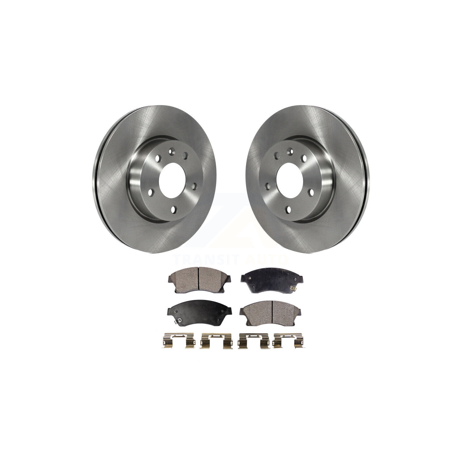 Front Disc Brake Rotors And Semi-Metallic Pads Kit For Cadillac ATS K8F-100091