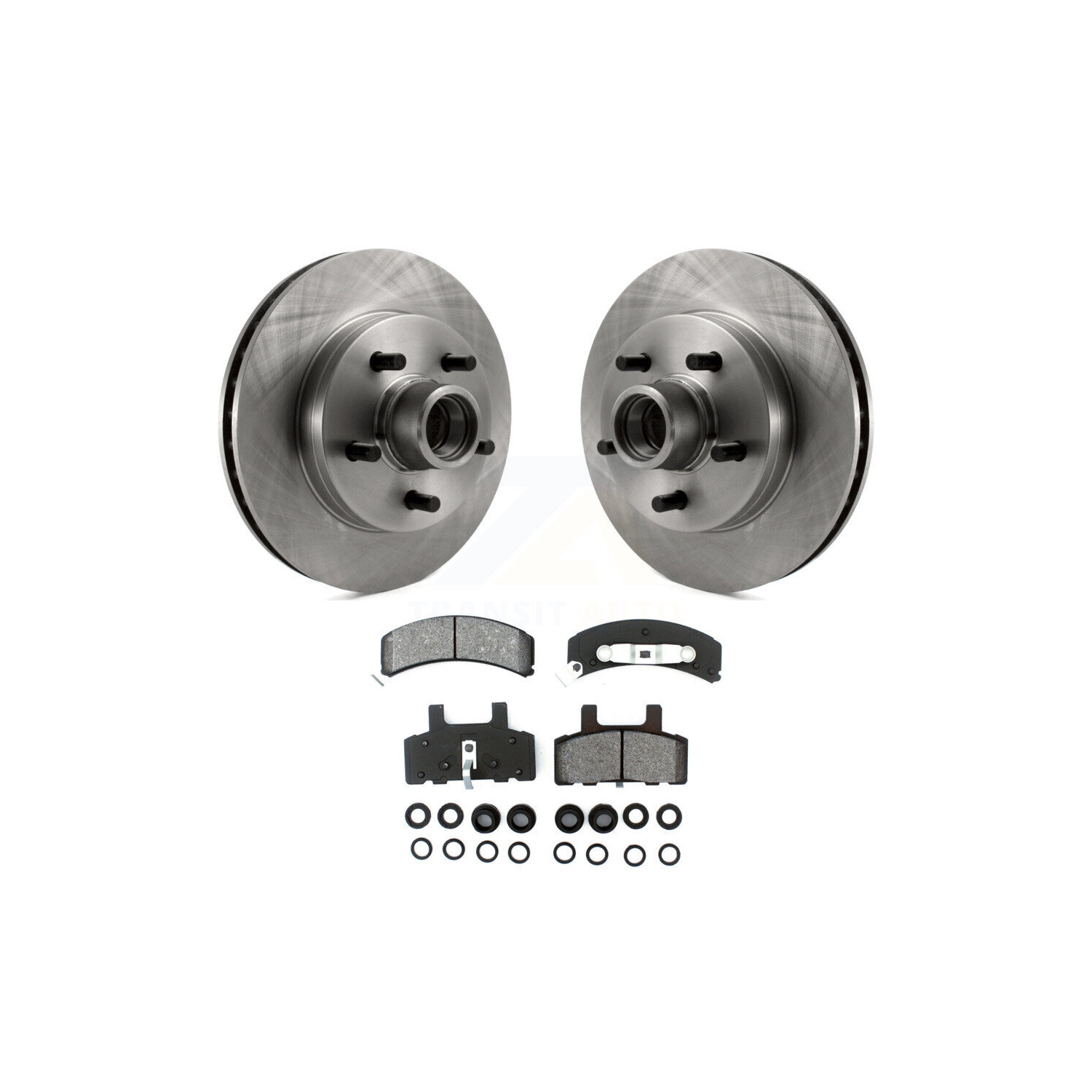 Front Brake Rotors Semi-Metallic Pad Kit For C1500 Chevrolet GMC Tahoe Yukon Express 1500 K8S-100682