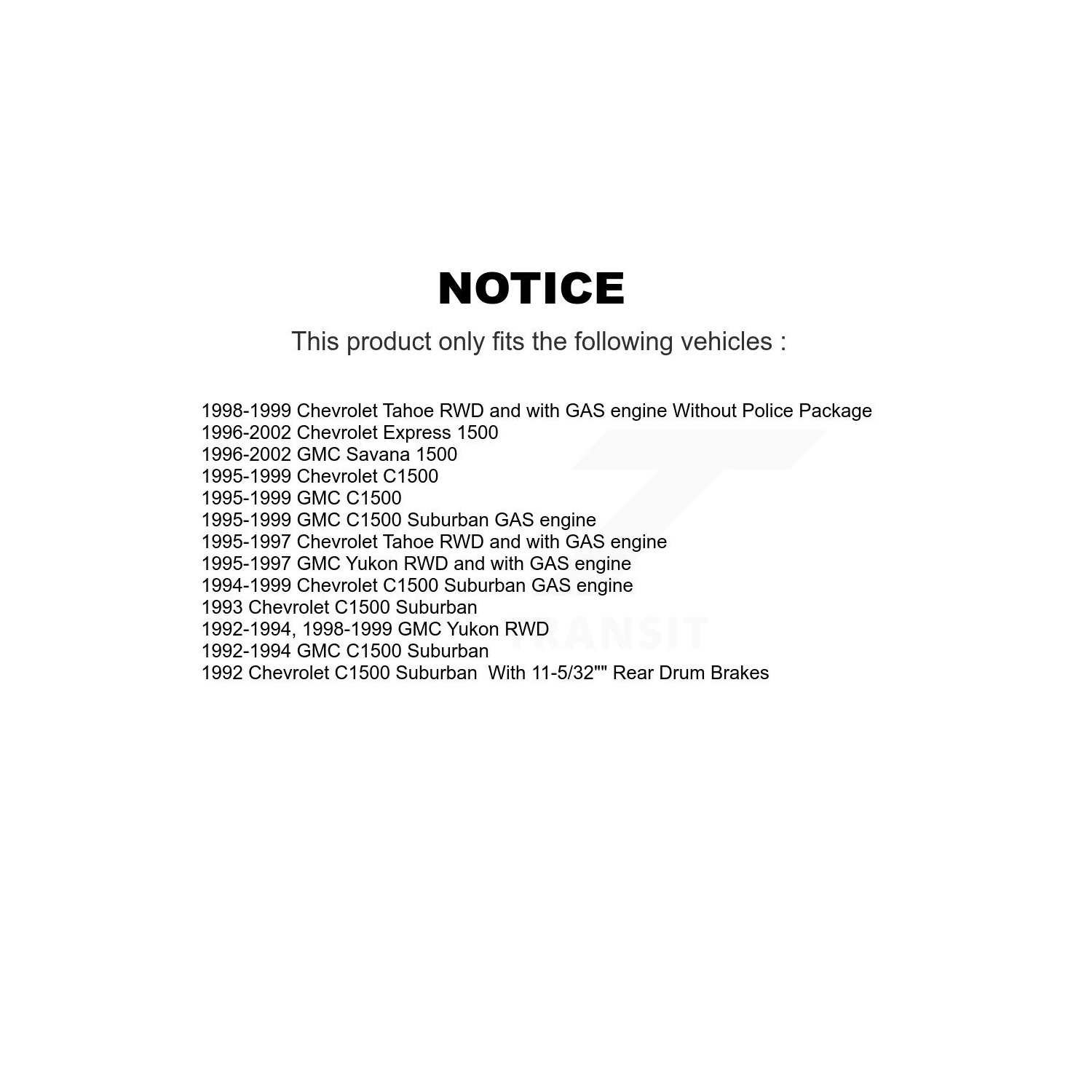 Front Brake Rotors Semi-Metallic Pad Kit For C1500 Chevrolet GMC Tahoe Yukon Express 1500 K8S-100682