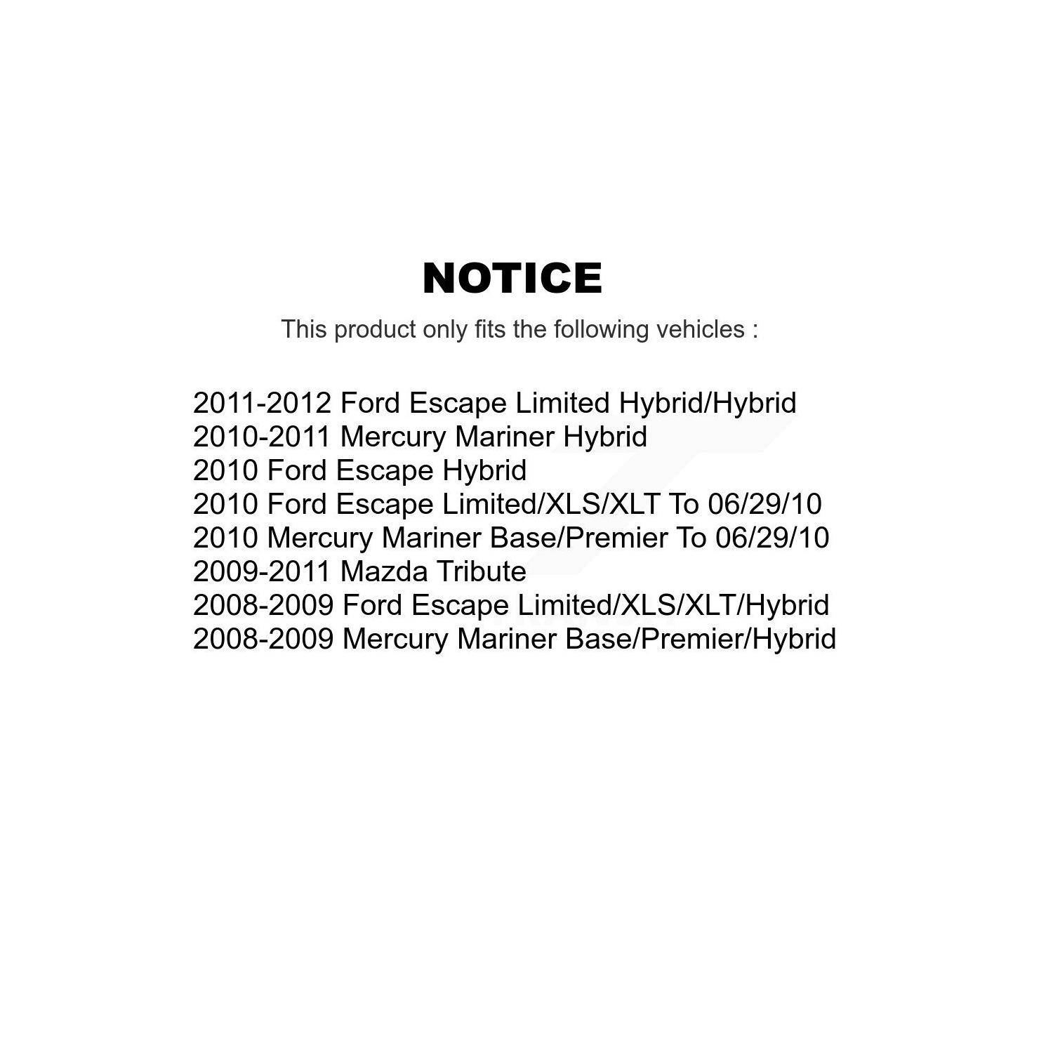 Front Rear Brake Rotor Ceramic Pad & Drum Kit For Ford Escape Mazda Tribute Mercury K8C-102358