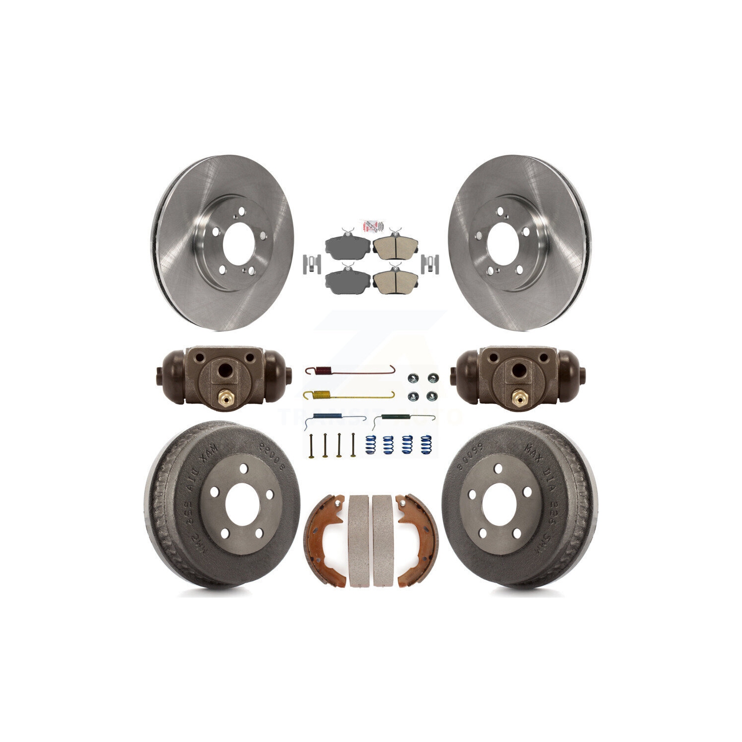 Plaquettes et tambours de frein à disque arrière avant en céramique pour Ford Taurus Mercury Sable K8&nbsp;A-105560