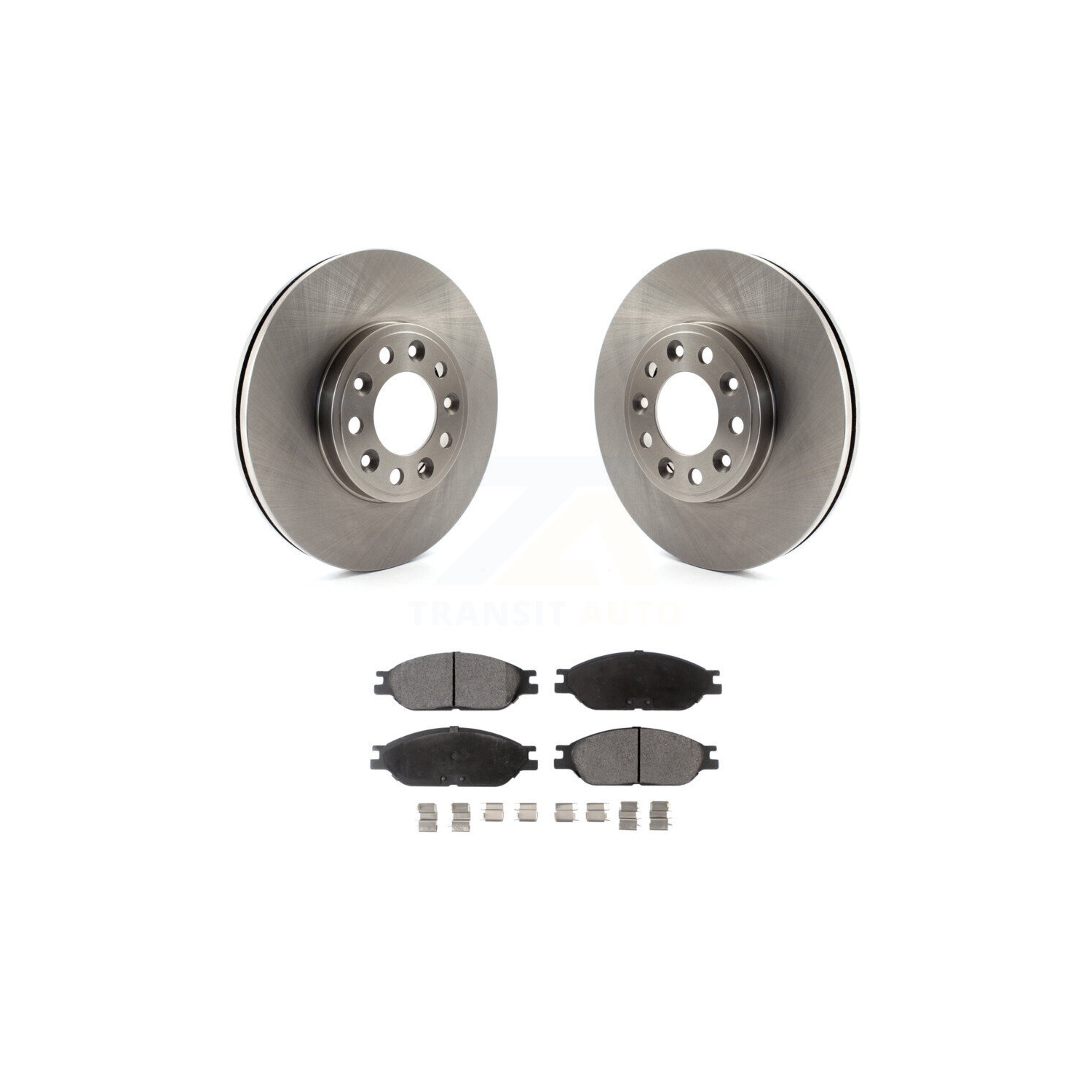 Front Disc Brake Rotors And Ceramic Pads Kit For 1999-2003 Ford Windstar K8T-100115