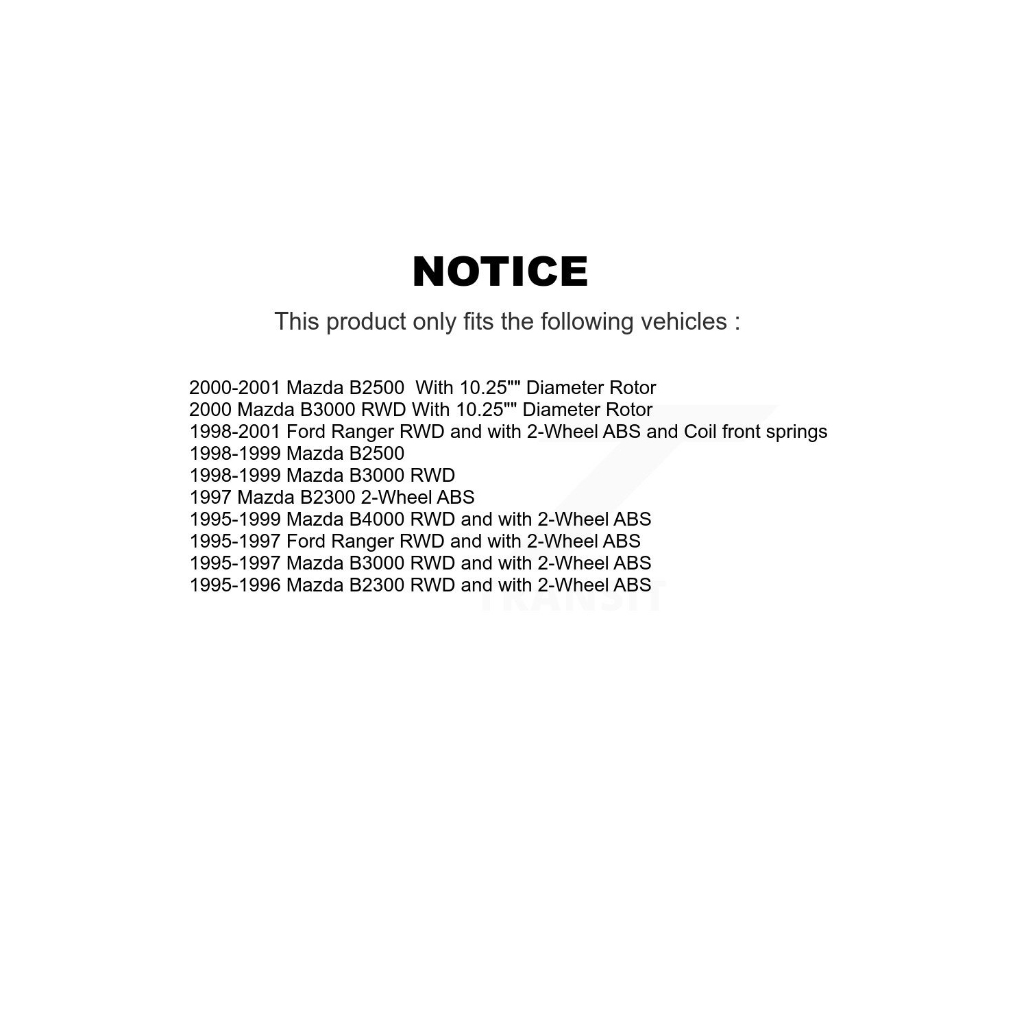 Front Disc Brake Rotors Hub Ceramic Pad Kit For Ford Ranger Mazda B4000 B3000 B2300 B2500 K8C-102682