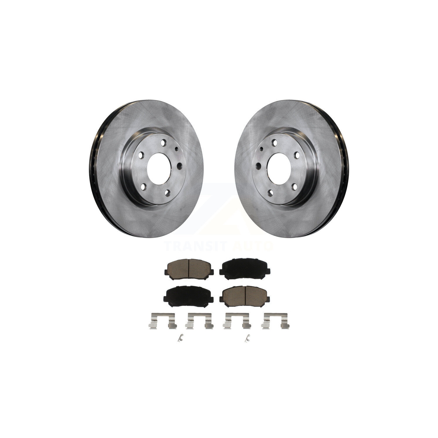 Front Disc Brake Rotors And Ceramic Pads Kit For 2013-2015 Mazda CX-5 K8C-100369