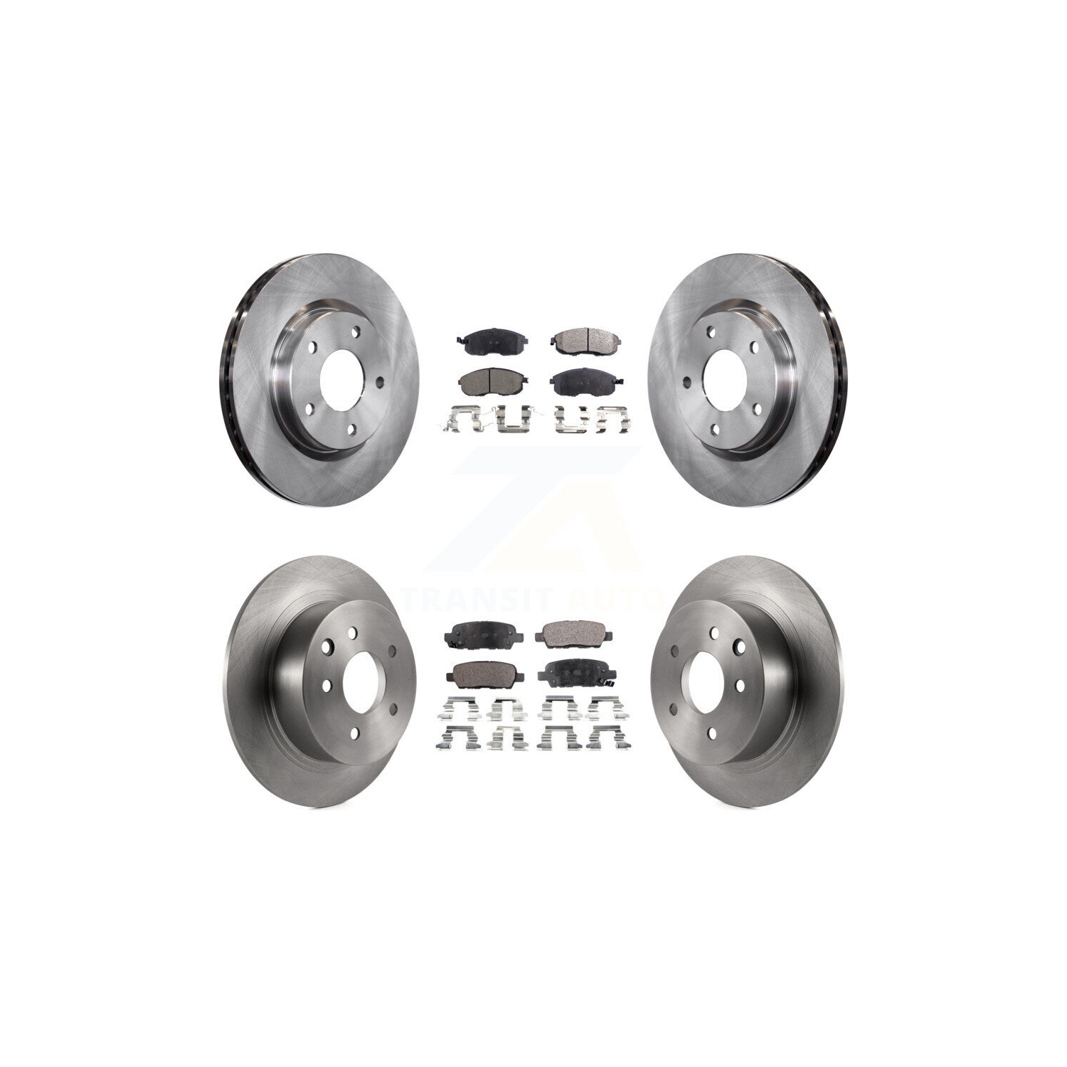 Disques de frein arrière avant et plaquettes semi-métalliques pour Nissan Sentra K8F-101468