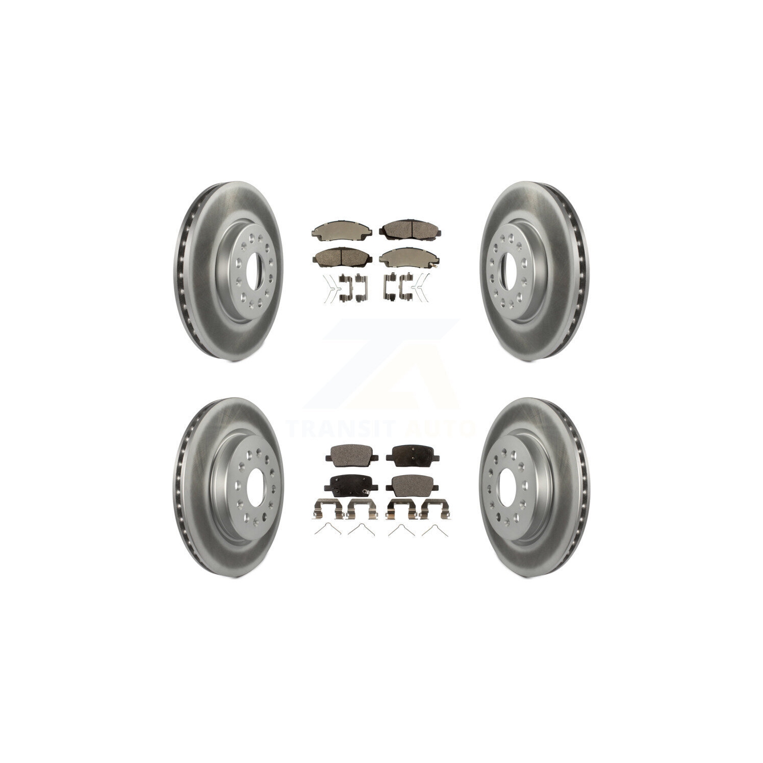 Ensemble de plaquettes semi-métalliques pour disque de frein arrière Traverse GMC Acadia Buick KGF-100626 DE Chevrolet