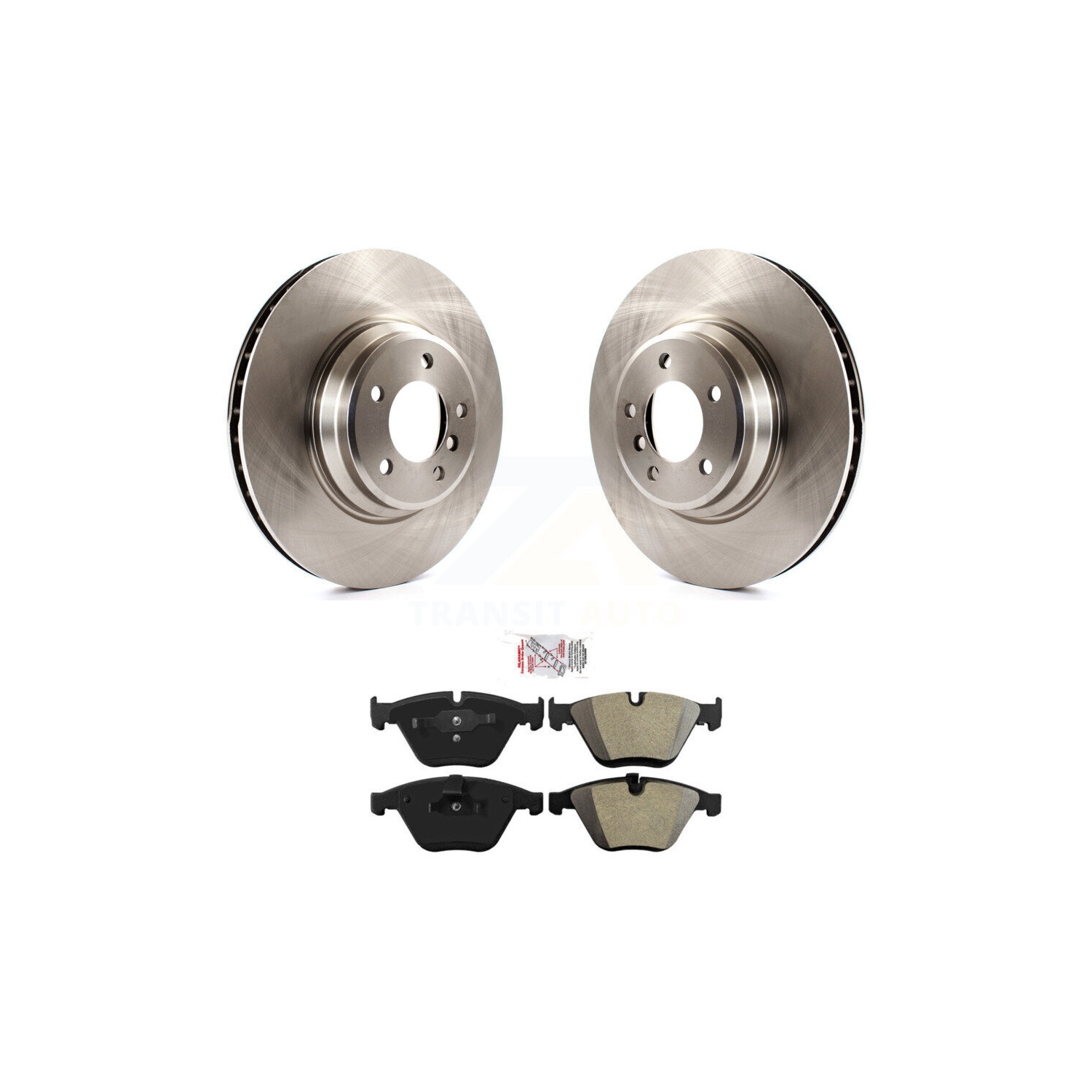 Front Disc Brake Rotors And Semi-Metallic Pad Kit For BMW 335i xDrive X1 335xi 335is 335d K8A-104378