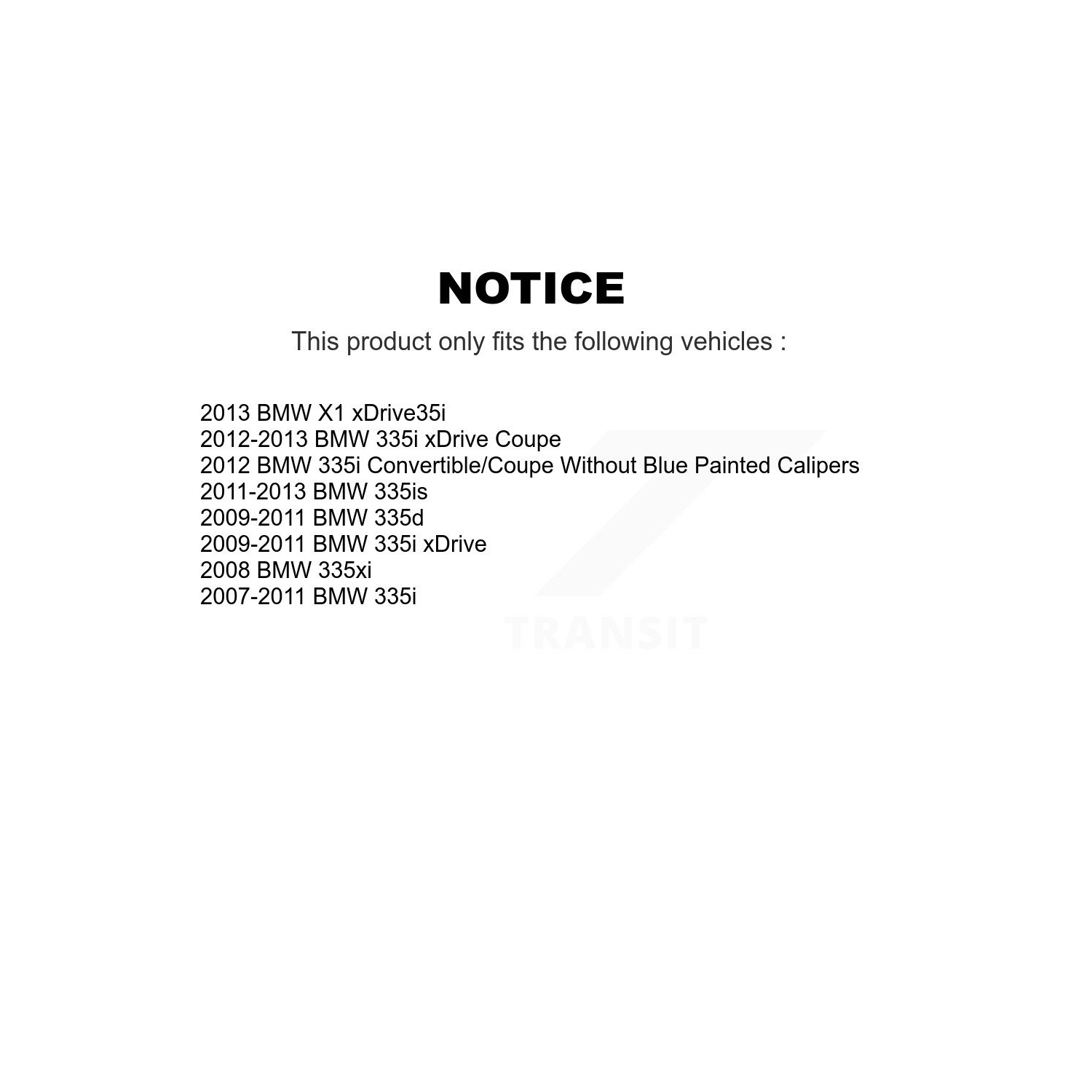 Front Disc Brake Rotors And Semi-Metallic Pad Kit For BMW 335i xDrive X1 335xi 335is 335d K8A-104378