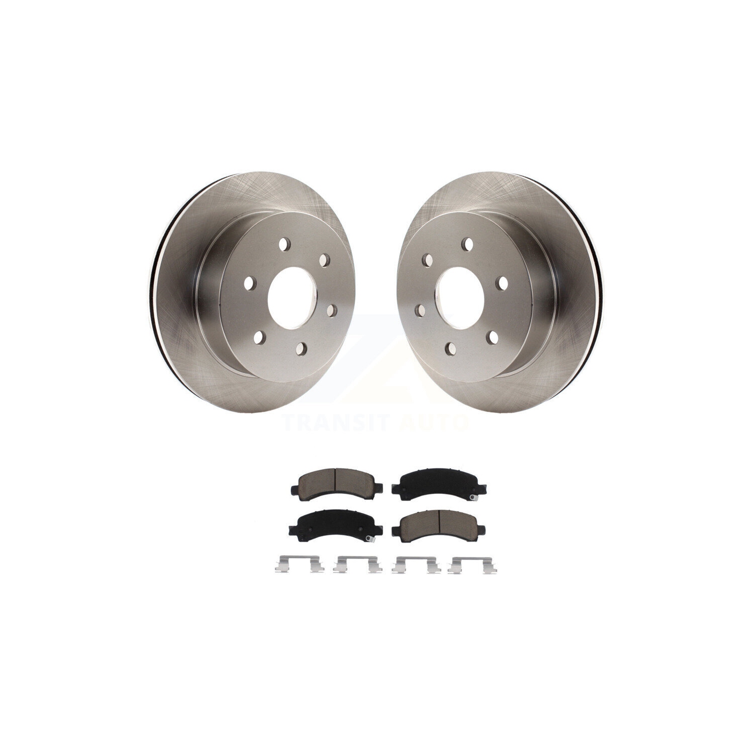 Ensemble de disques de frein arrière et plaquettes en céramique pour la Savana 2500 Chevrolet Express K8C-101943 de GMC