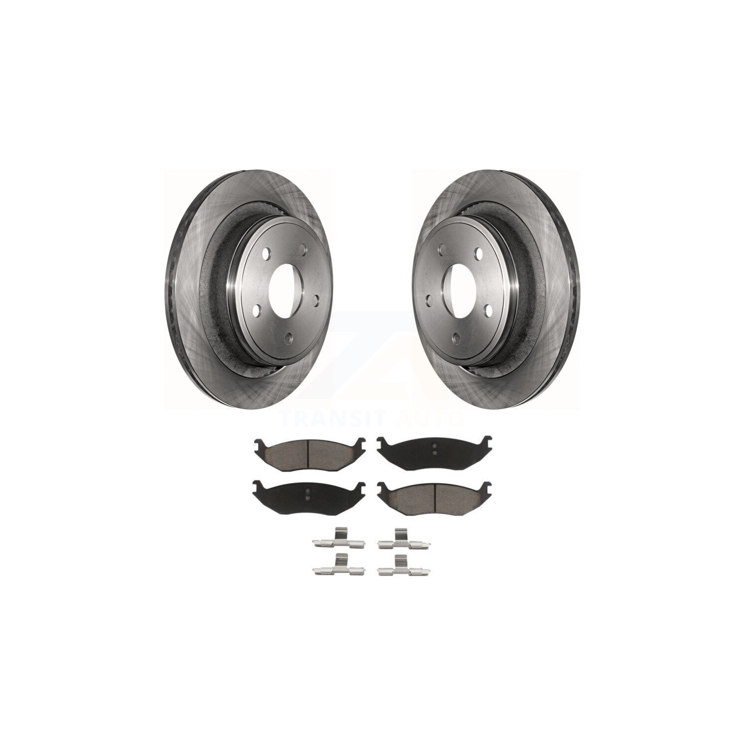 Rear Disc Brake Rotor & Ceramic Pad Kit For Ram 1500 Classic Dodge Durango Chrysler Aspen K8C-101959