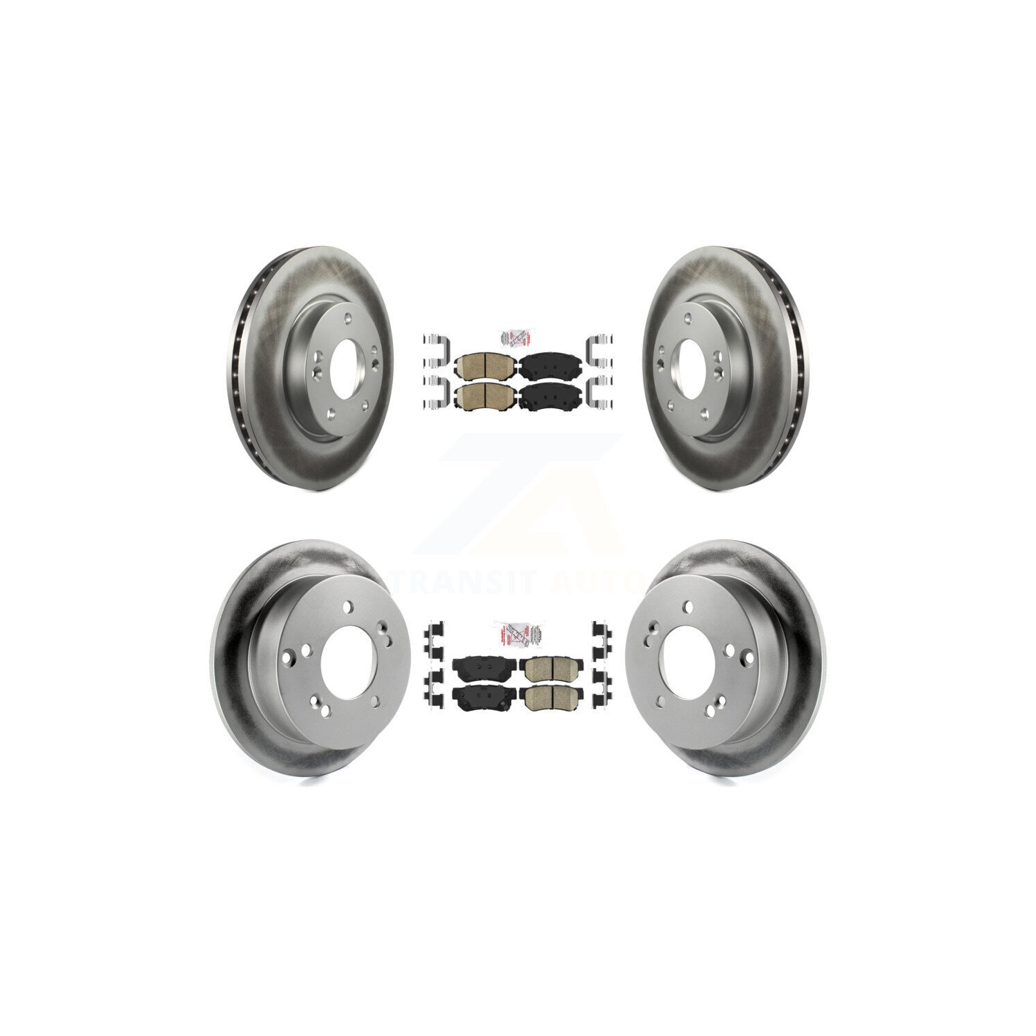 Ensemble de disque de frein à revêtement en céramique avant arrière pour Hyundai Tucson Kia Sportage Optima Sonata KGA-102813