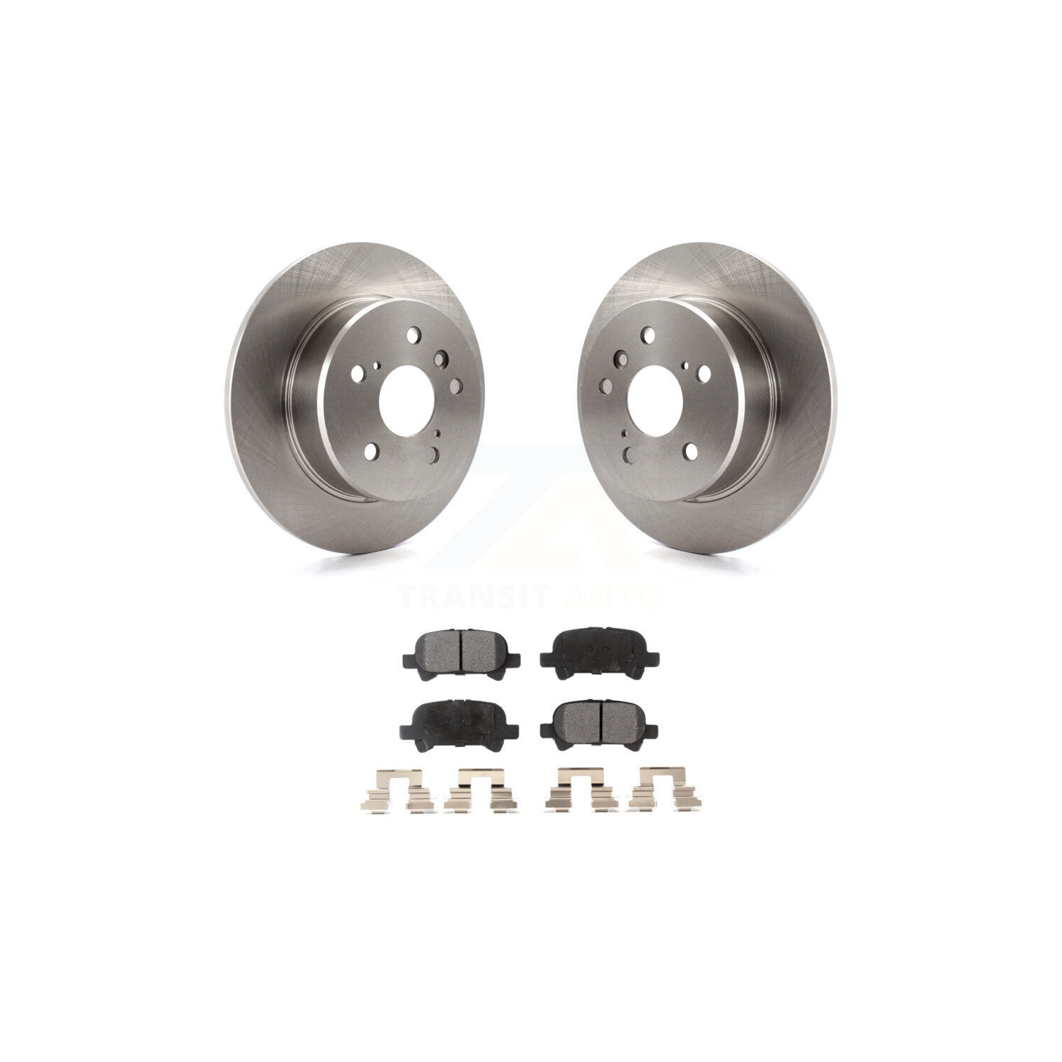 Rear Disc Brake Rotors And Semi-Metallic Pads Kit For 2000-2004 Toyota Avalon K8F-101720