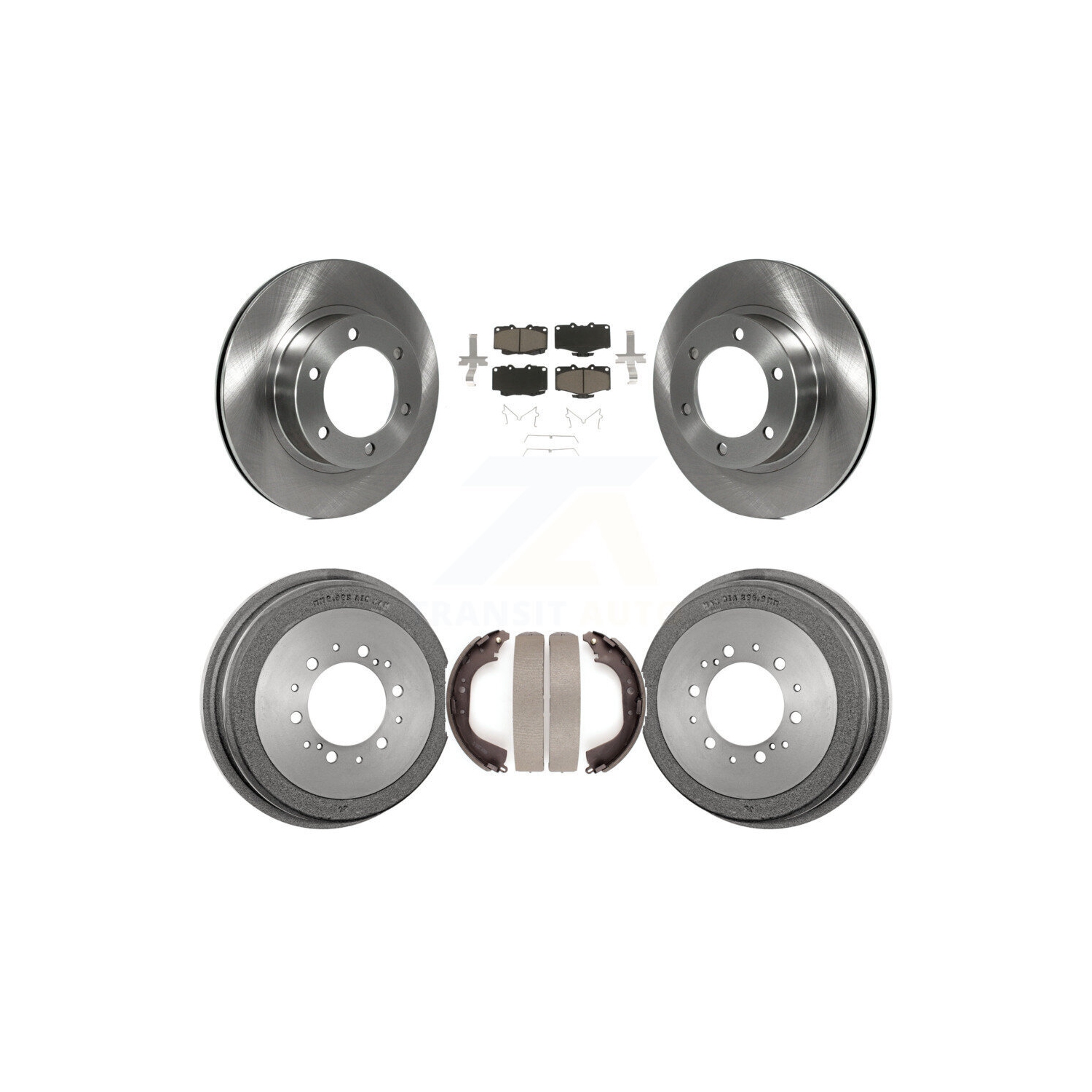 Front Rear Disc Brake Rotors Ceramic Pads And Drum Kit For Toyota 4Runner K8C-102530