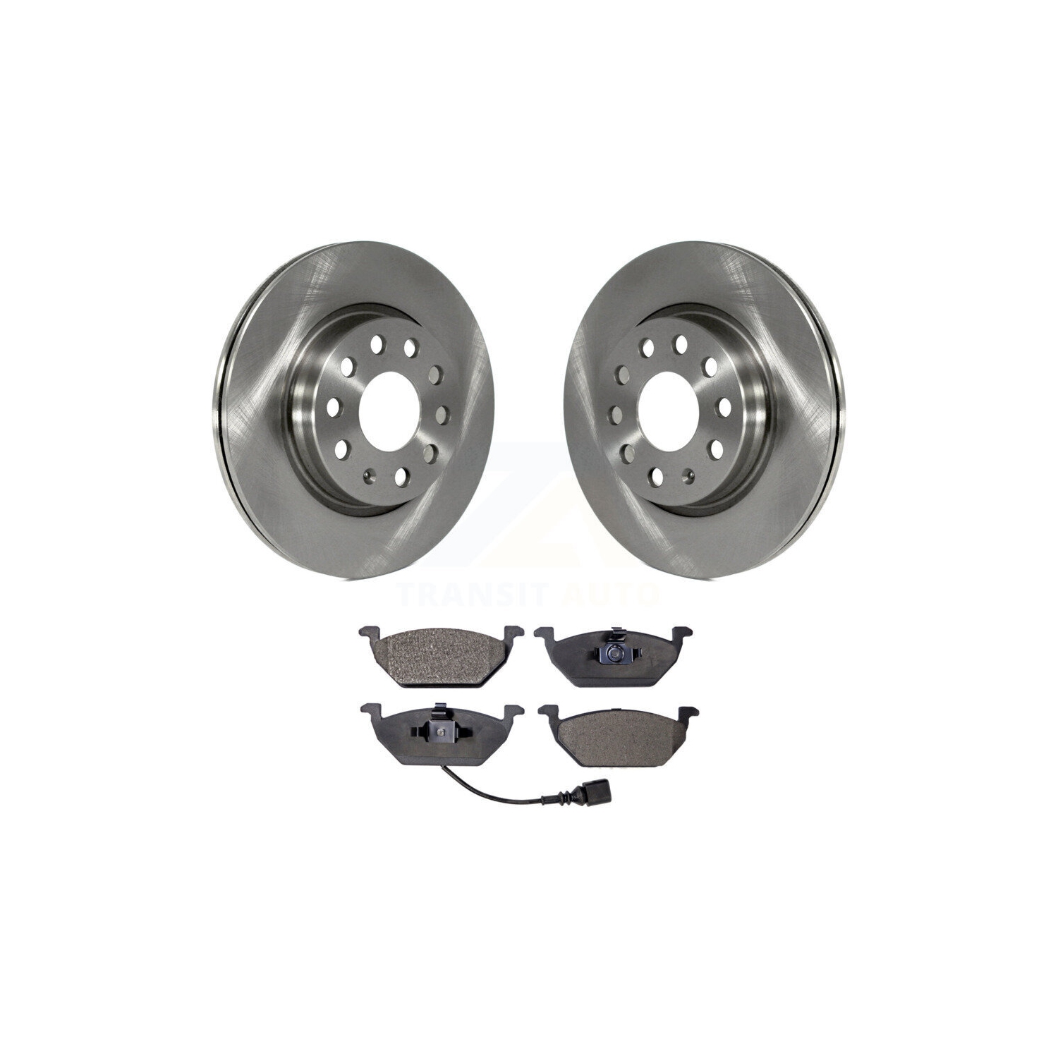 Front Brake Rotors & Ceramic Pad Kit For Volkswagen Jetta With 280mm Diameter Rotor K8T-100632