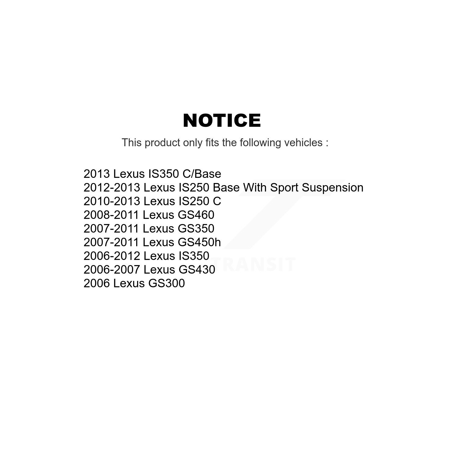 Rear Brake Rotor And Ceramic Pad Kit For Lexus IS250 IS350 GS350 GS300 GS450h GS430 GS460 K8C-102116