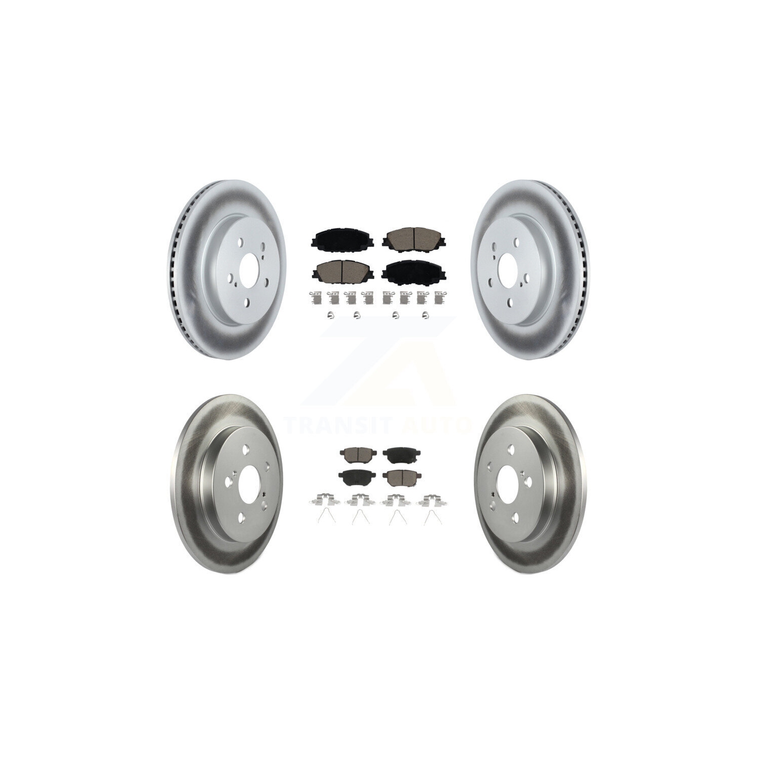 Kit de plaquettes en céramique pour disque de frein avant arrière pour Toyota Corolla Prius prime KGC-102282 2020-2022