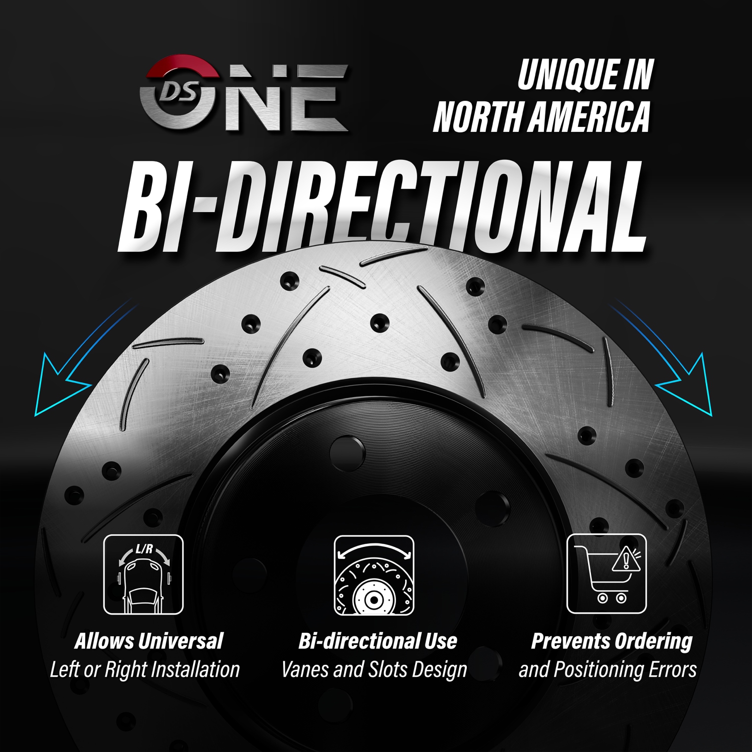 Disque de frein semi-métallique fente perceuse avant pour Volkswagen Jetta Beetle Rabbit GTI KDS-100070