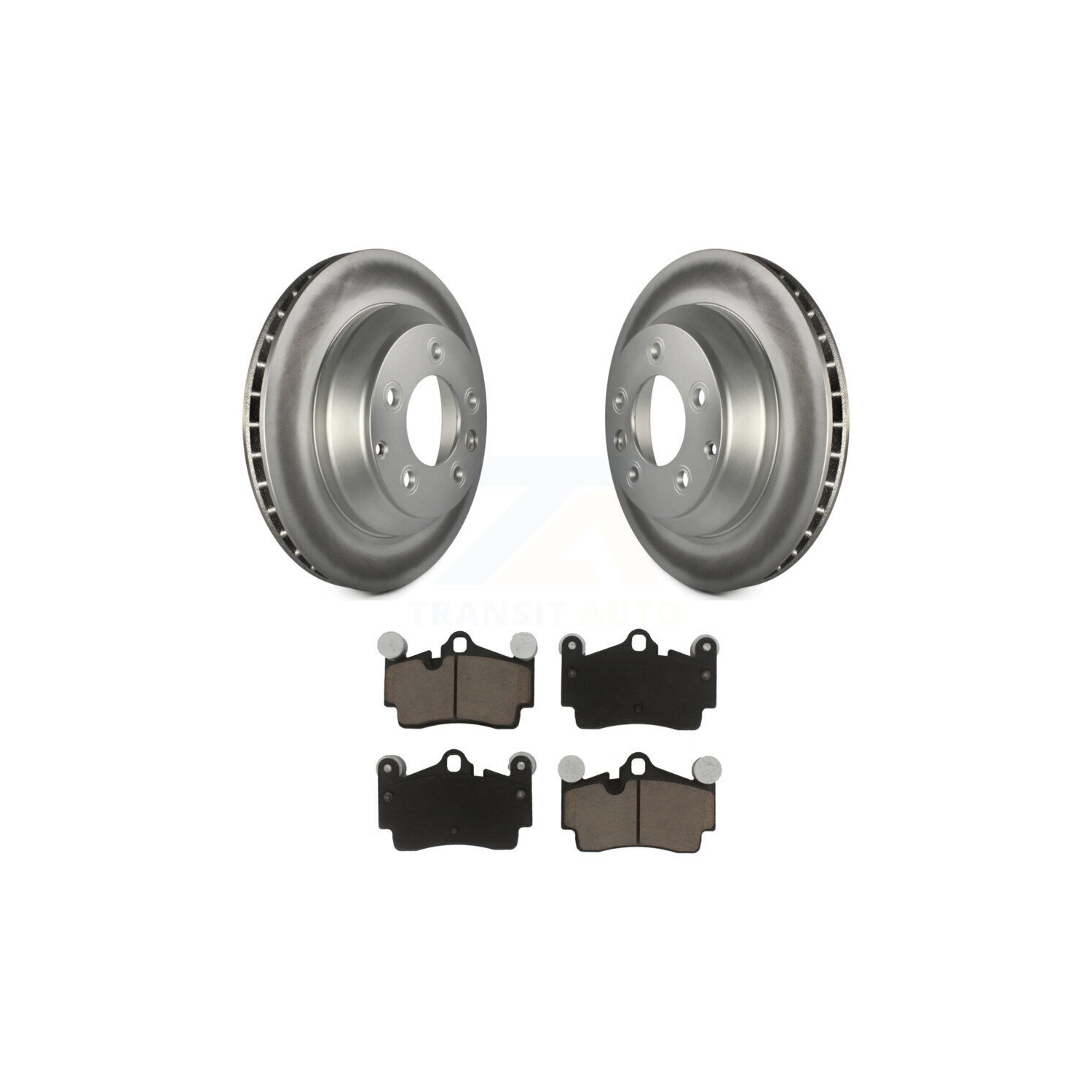 Rear Coat Disc Brake Rotor Ceramic Pad Kit For Audi Q7 Porsche Cayenne Volkswagen Touareg KGC-101856