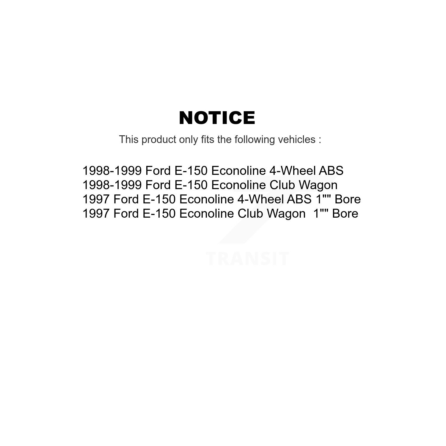 Front Rear Brake Rotor Ceramic Pad And Drum Kit For Ford E-150 Econoline Club Wagon K8T-103481