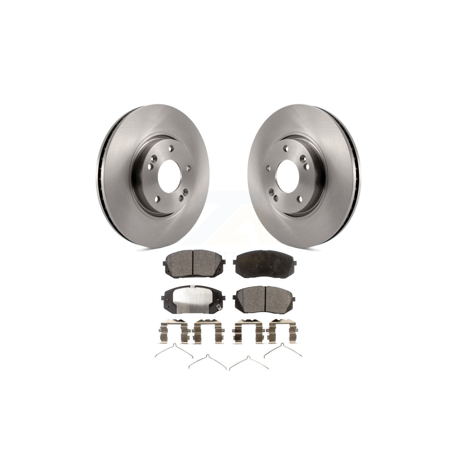 Front Brake Rotors Ceramic Pad Kit For 16 Hyundai Sonata FULL HYBRID EV-GAS engine K8T-100491