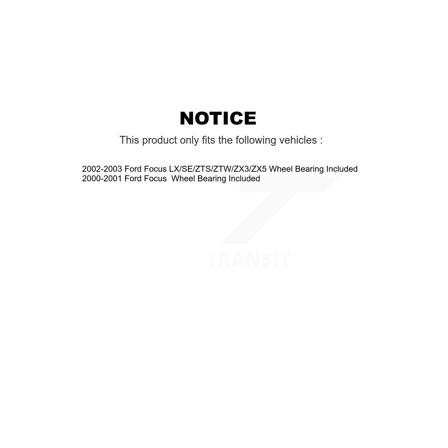 Front Rear Brake Rotor Ceramic Pad & Drum Kit For Ford Focus Wheel Bearing Included K8T-102762