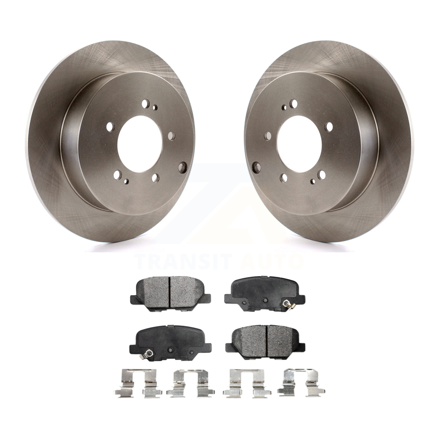 Rear Disc Brake Rotors And Ceramic Pads Kit For 2013 Mitsubishi Outlander 3.0L K8T-101993