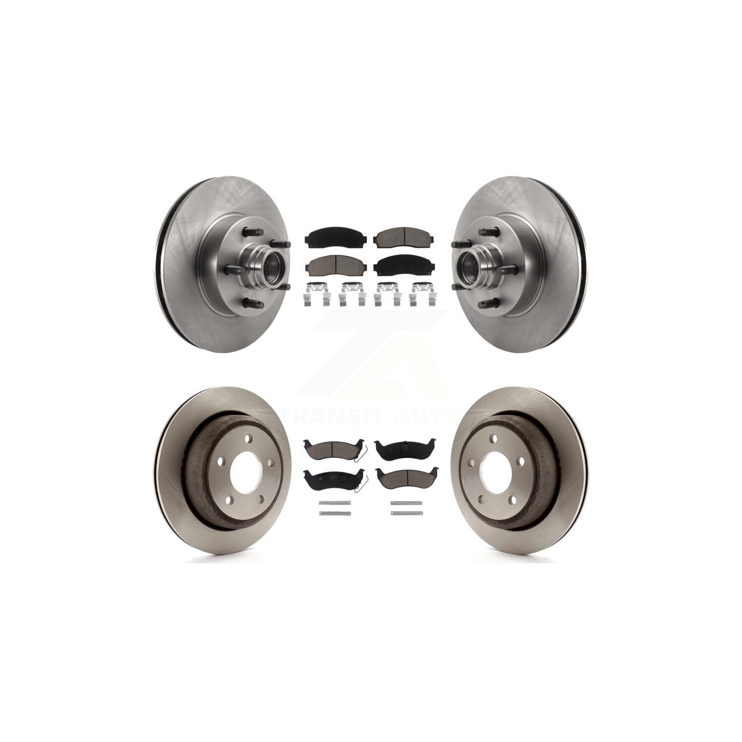 Disques de frein à disque arrière avant et plaquettes en céramique pour Ford ranger K8C-102653 2010-2011