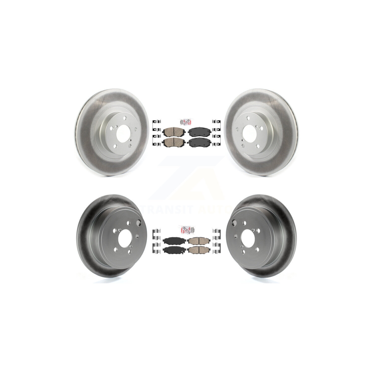 ax Advanced Brakes StyleAX Front &ap; Rear Brake Kit | Fits 2010-2014 Subaru Outback; 2009-2013