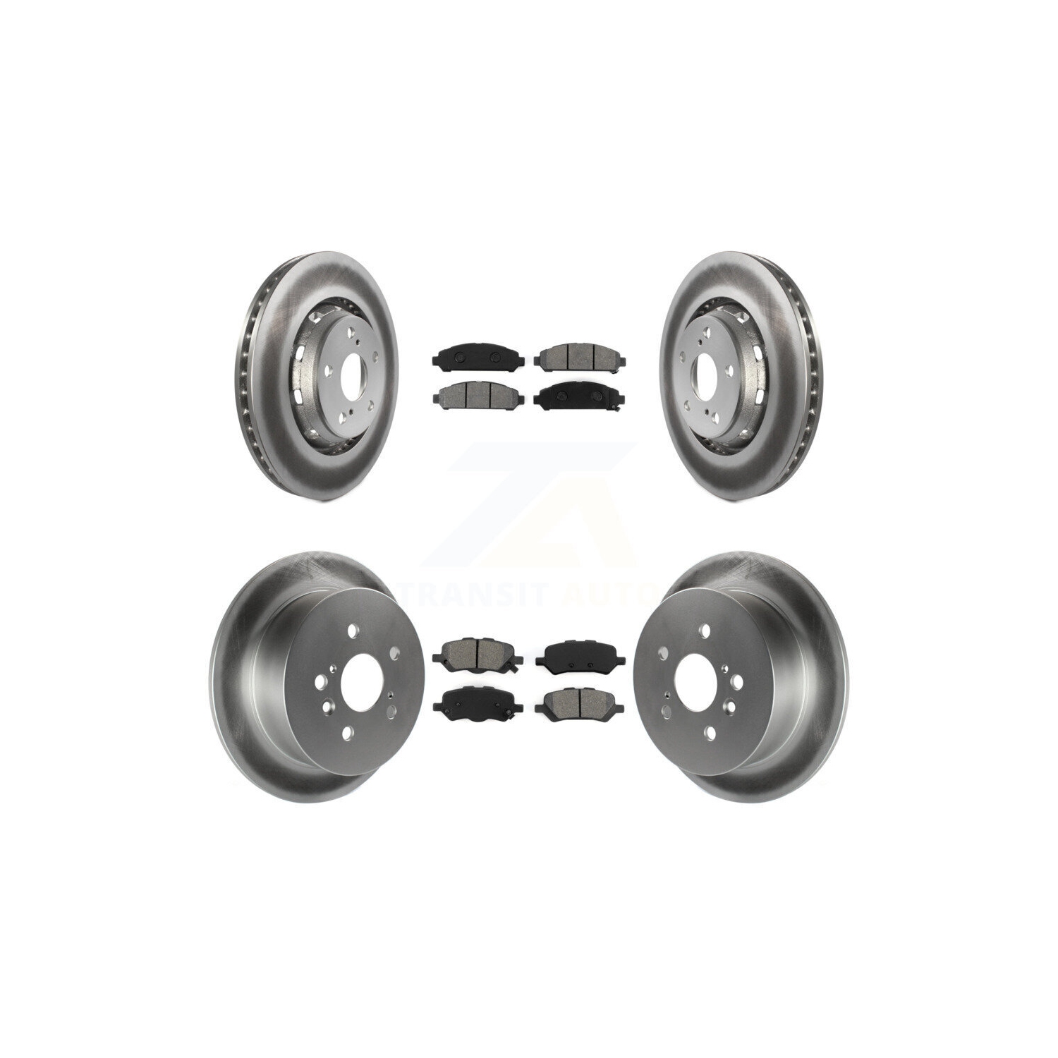 Front Brake Rotors For Toyota Venza 2009-2016 | Evan-Fischer Pro-Line (2-Piece Set)