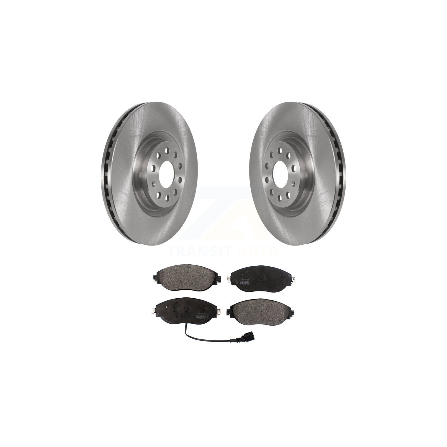 Front Brake Rotor Semi-Metallic Pad Kit For Volkswagen Tiguan Jetta Audi Q3 GTI Golf R S3 K8F-102669