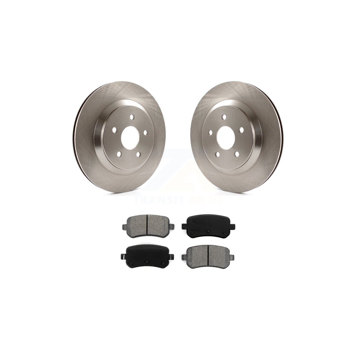 Rear Disc Brake Rotors Semi-Metallic Pad Kit For 2004-2007 Ford Freestar Mercury Monterey K8S-101614
