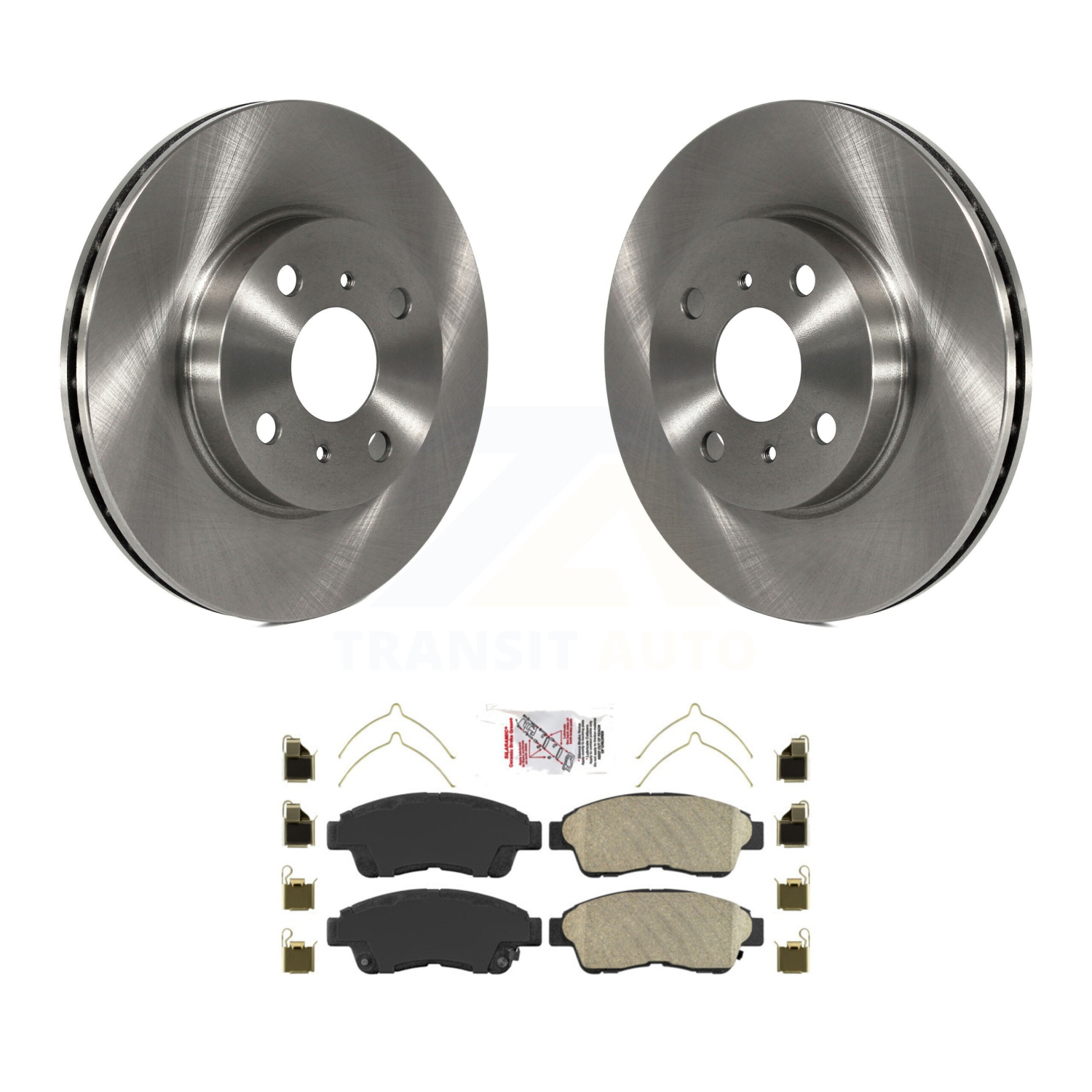 Front Disc Brake Rotors And Ceramic Pads Kit For 1993-1997 Toyota Corolla Geo Prizm K8A-104792