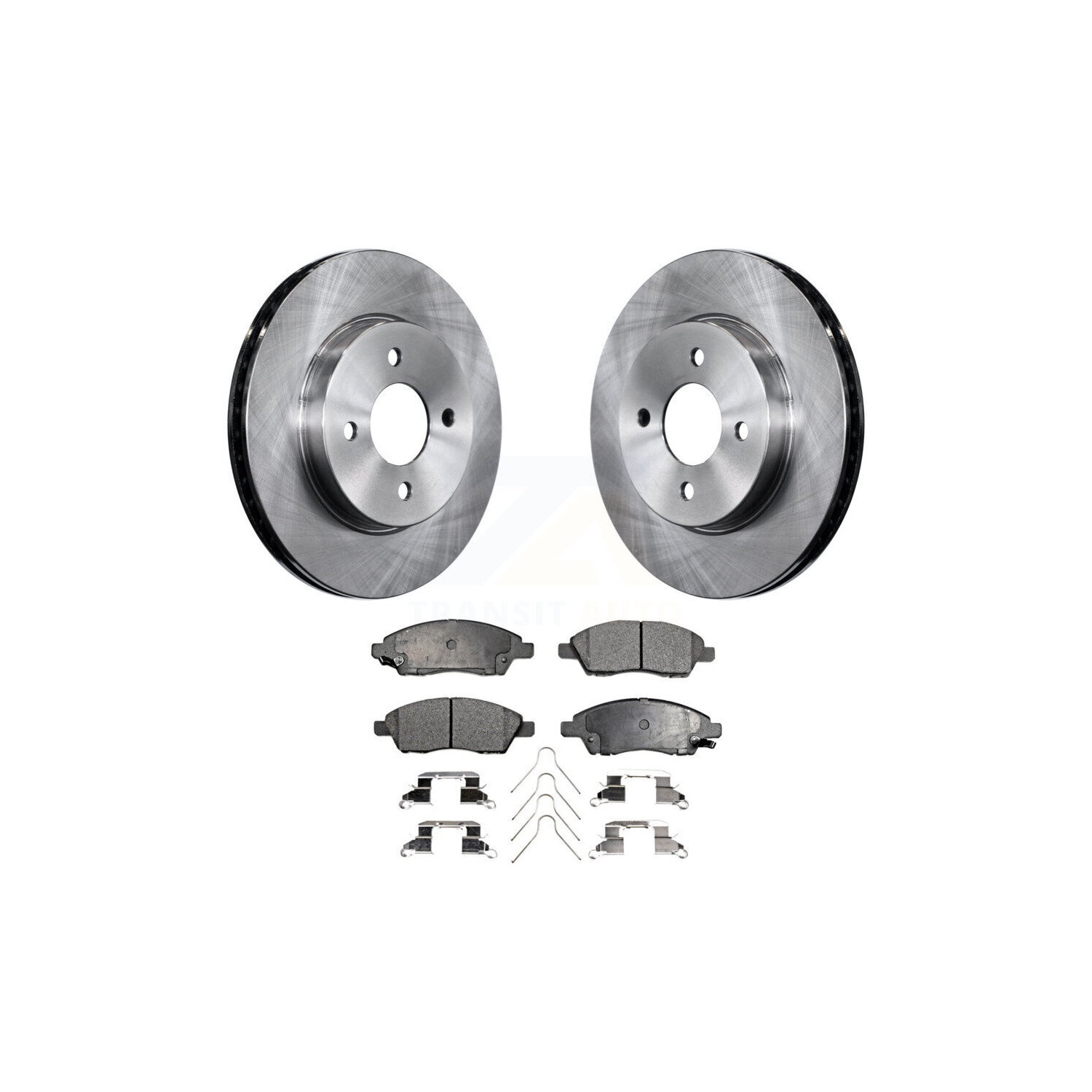 Front Disc Brake Rotors And Ceramic Pads Kit For Nissan Micra Versa Note K8T-100649