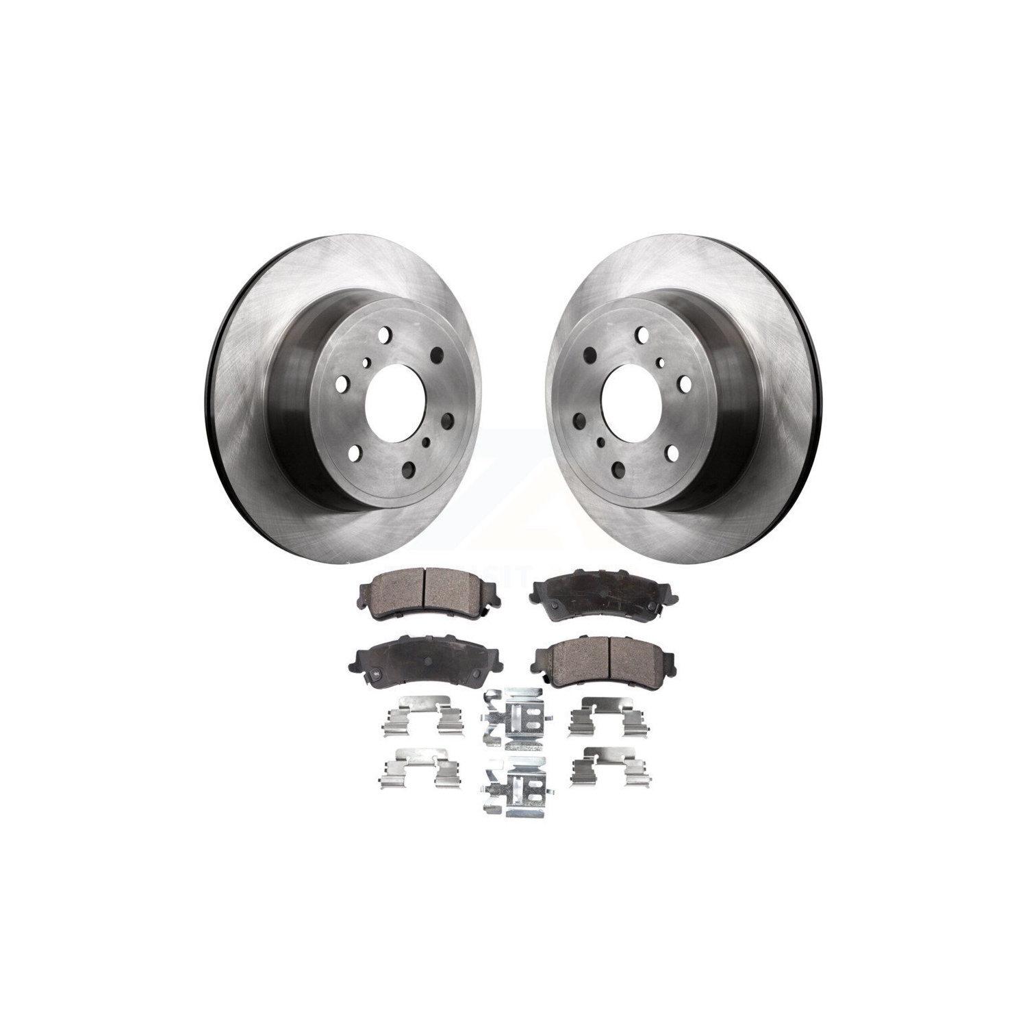 Disques de frein arrière et plaquettes semi-métalliques pour GMC Sierra 1500 Classic K8F-103899