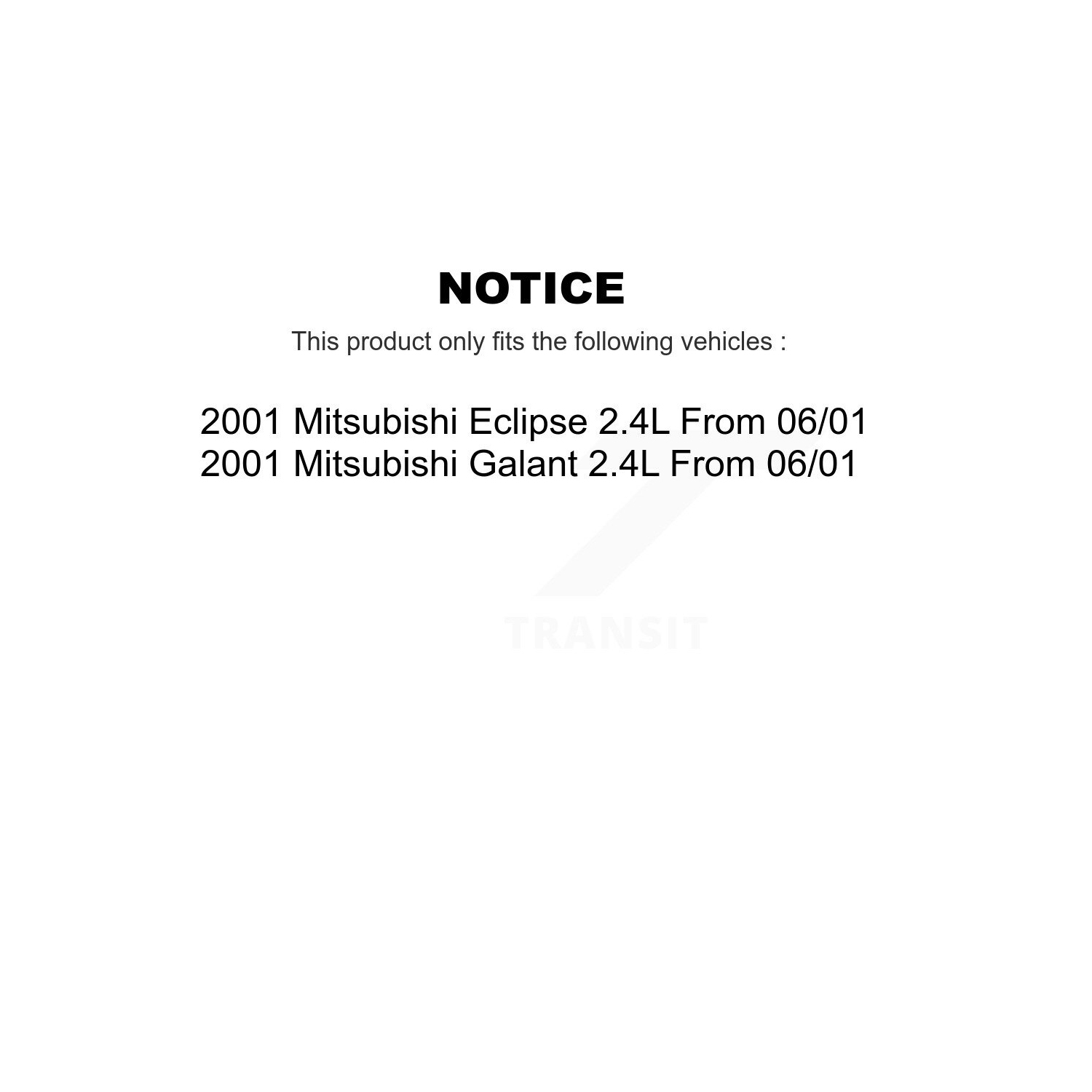 Front Disc Brake Rotor Ceramic Pad Kit For 2001 Mitsubishi Eclipse Galant From 06/01 2.4L K8A-104010