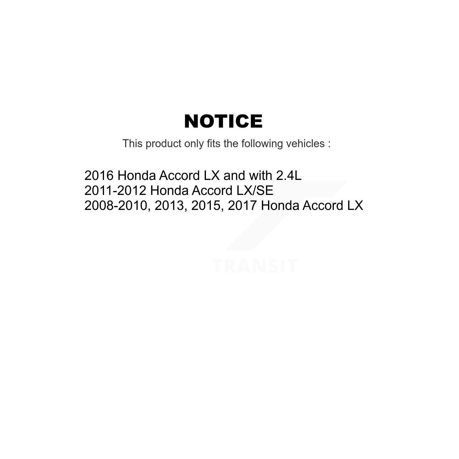 Front Rear Disc Brake Rotors And Semi-Metallic Pads Kit For Honda Accord K8F-101054