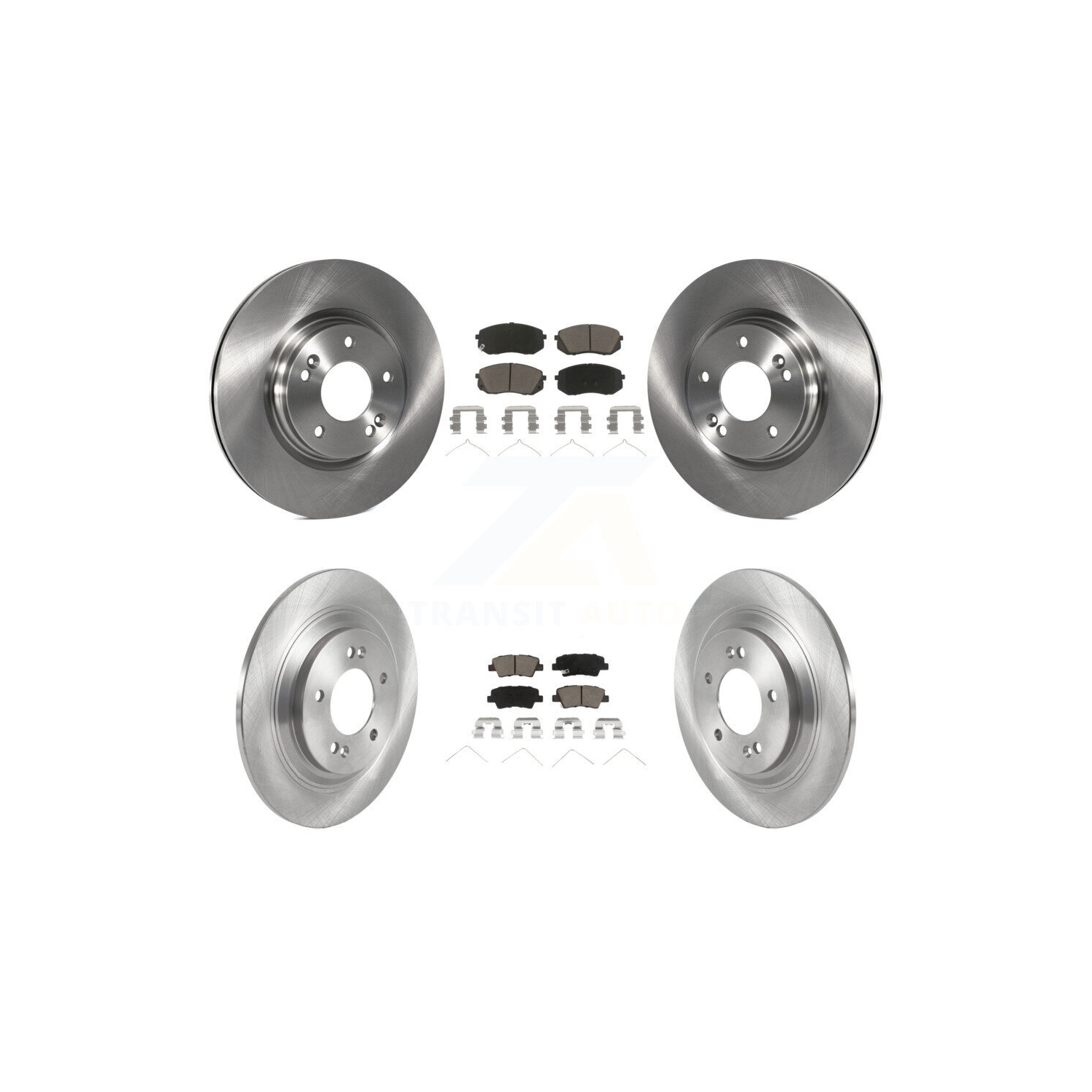 Disques de frein à disque arrière avant et plaquettes en céramique pour Kia Niro EV K8C-103304 2019