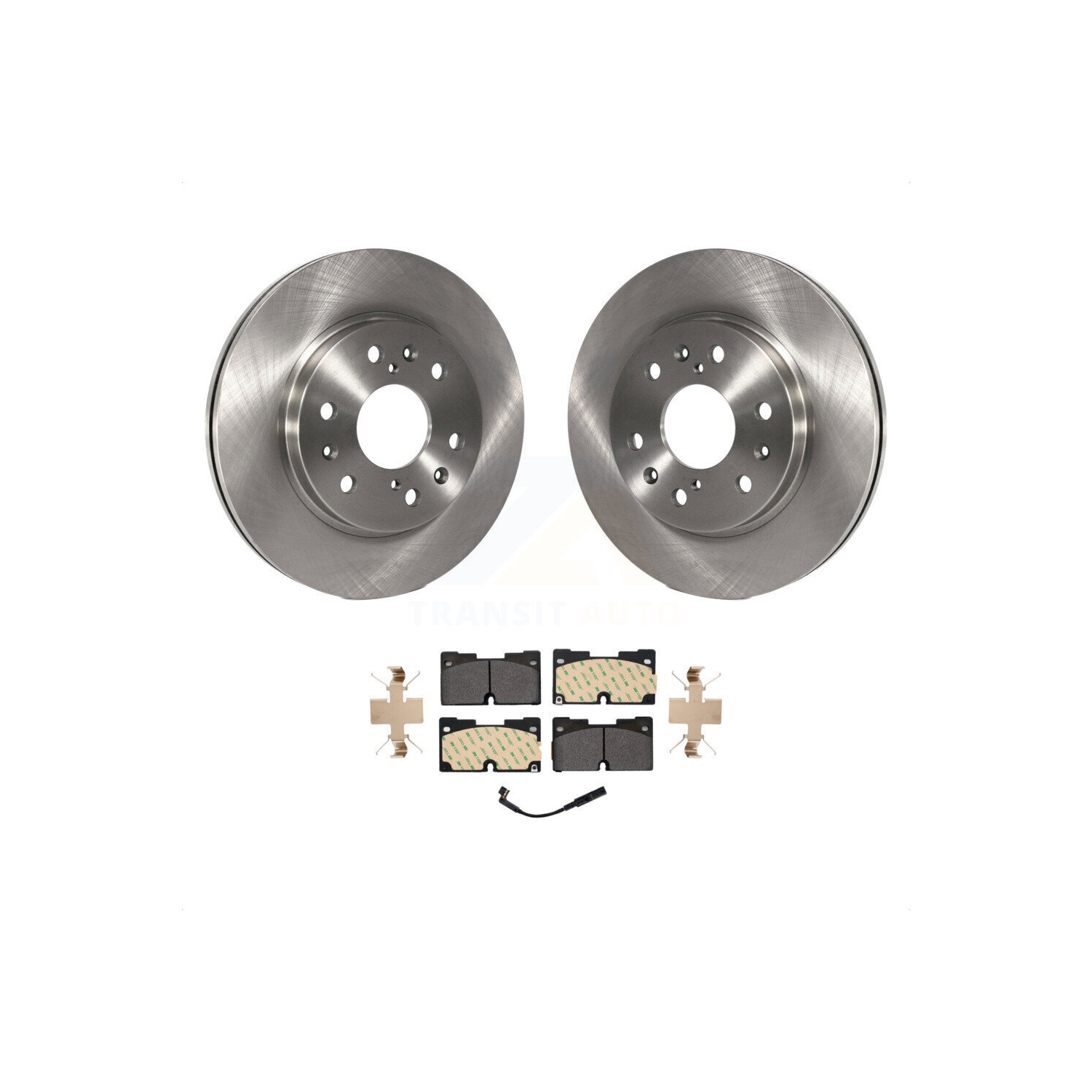 Ensemble de plaquettes semi-métalliques pour disques de frein avant pour GMC Sierra 1500 2019 avec étriers à double piston K8F-103056