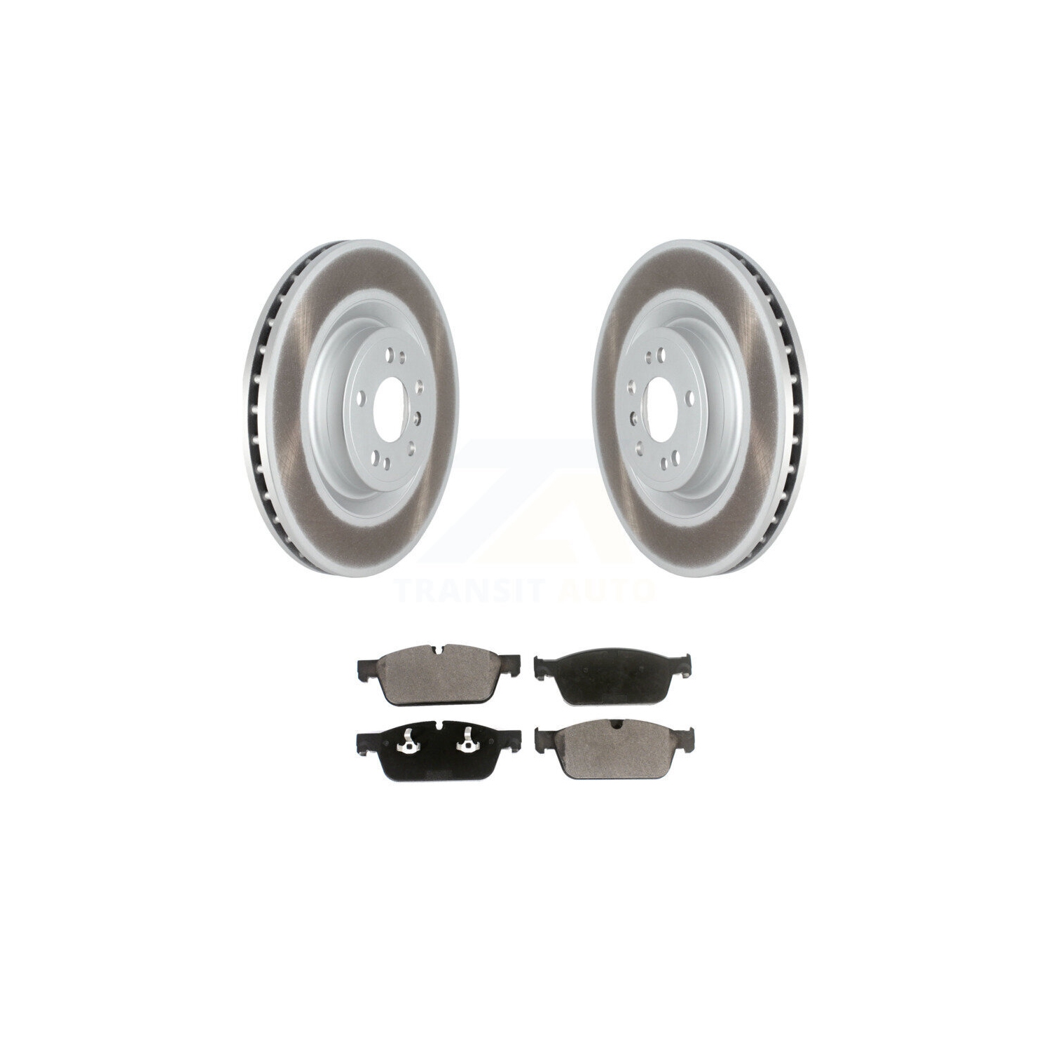 Disques de frein à disque et plaquettes en céramique enduits pour Mercedes-Benz GLS350d KGT-102608 2017