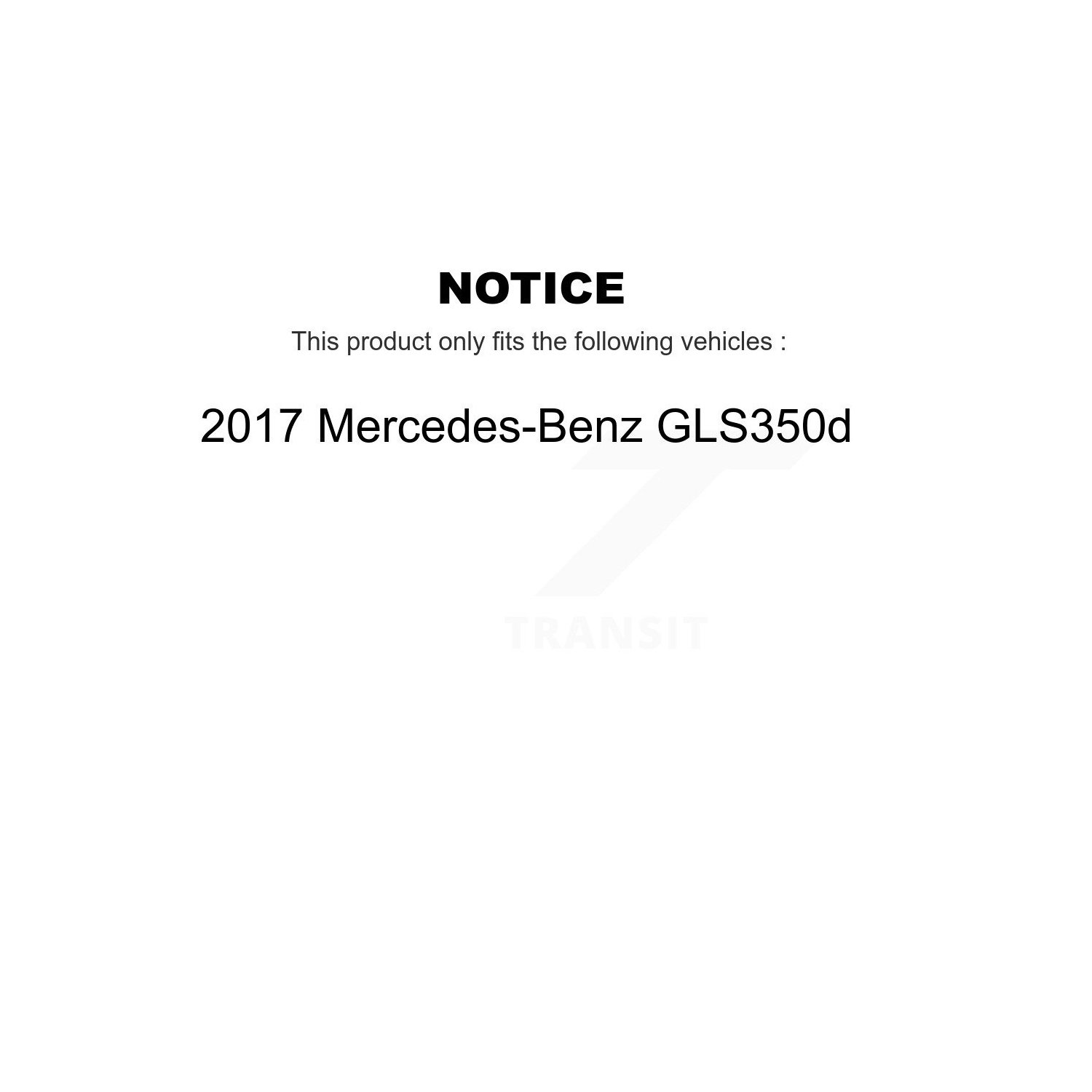 Disques de frein à disque et plaquettes en céramique enduits pour Mercedes-Benz GLS350d KGT-102608 2017