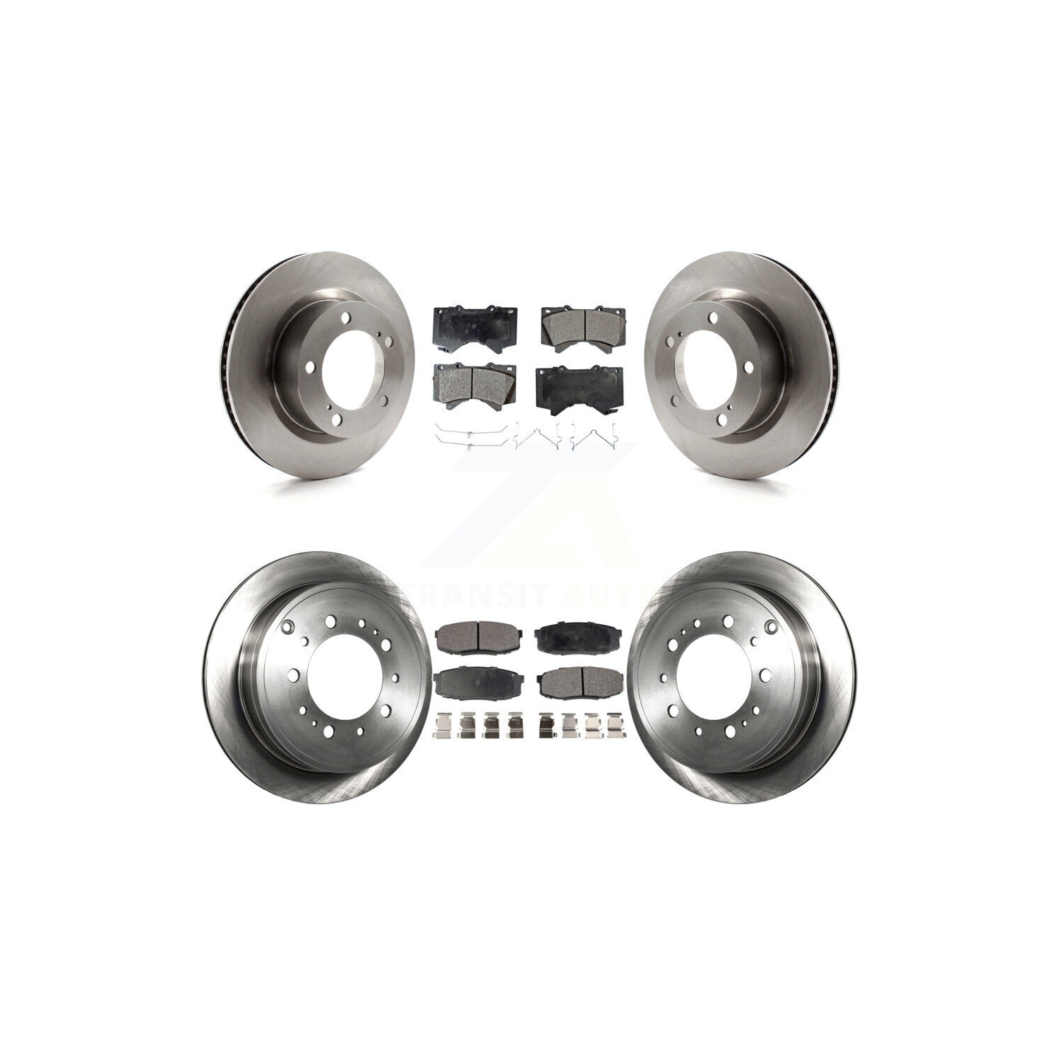 Ensemble de disques de frein avant arrière et plaquettes en céramique pour Lexus LX570 Toyota Land Cruiser K8T-101480