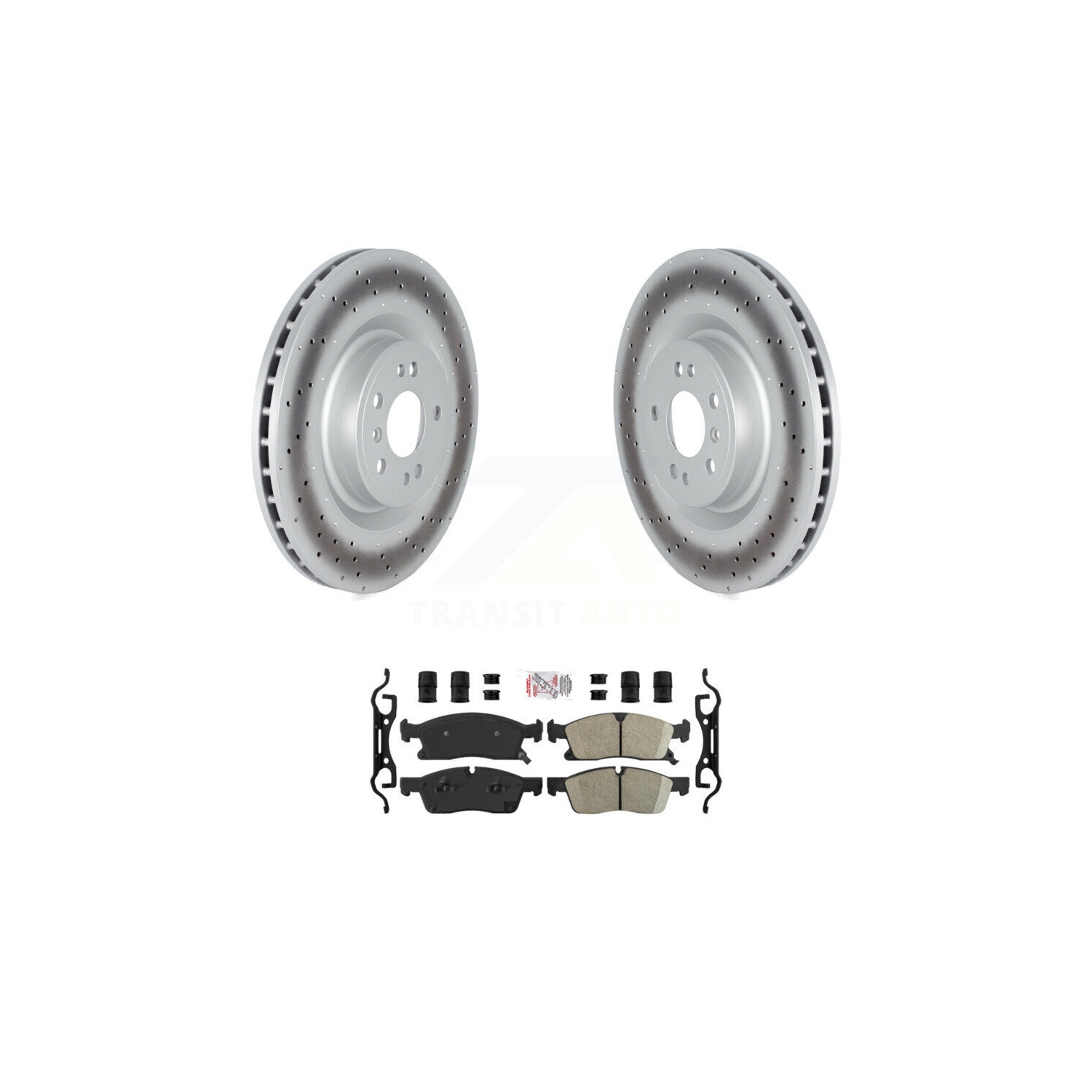 Front Coat Brake Rotors Ceramic Pad Kit For Mercedes-Benz ML350 GLE400 GLE350 ML400 ML250 KGA-100021