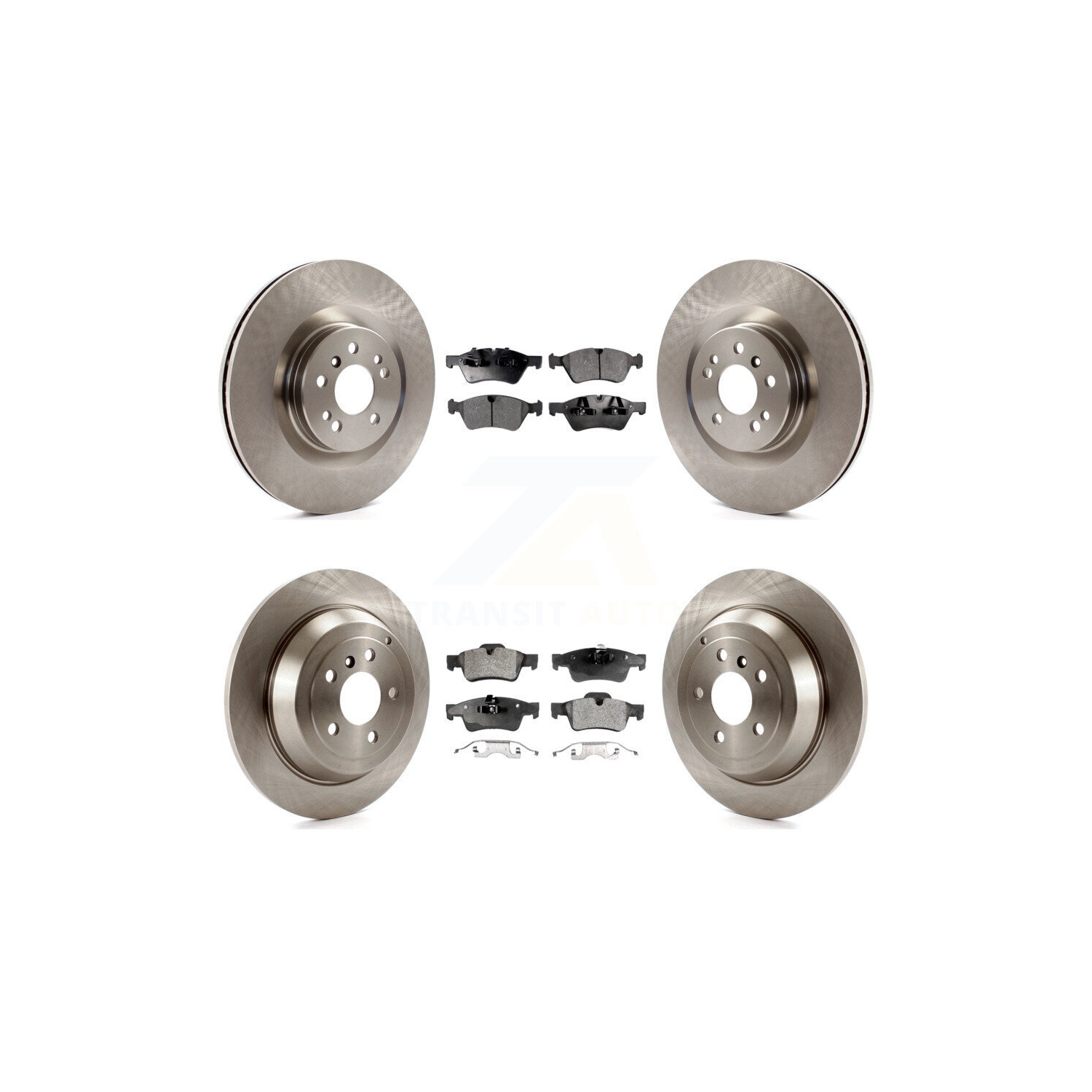 Disques de frein arrière avant et plaquettes semi-métalliques pour Mercedes-Benz ML320 K8F-101230