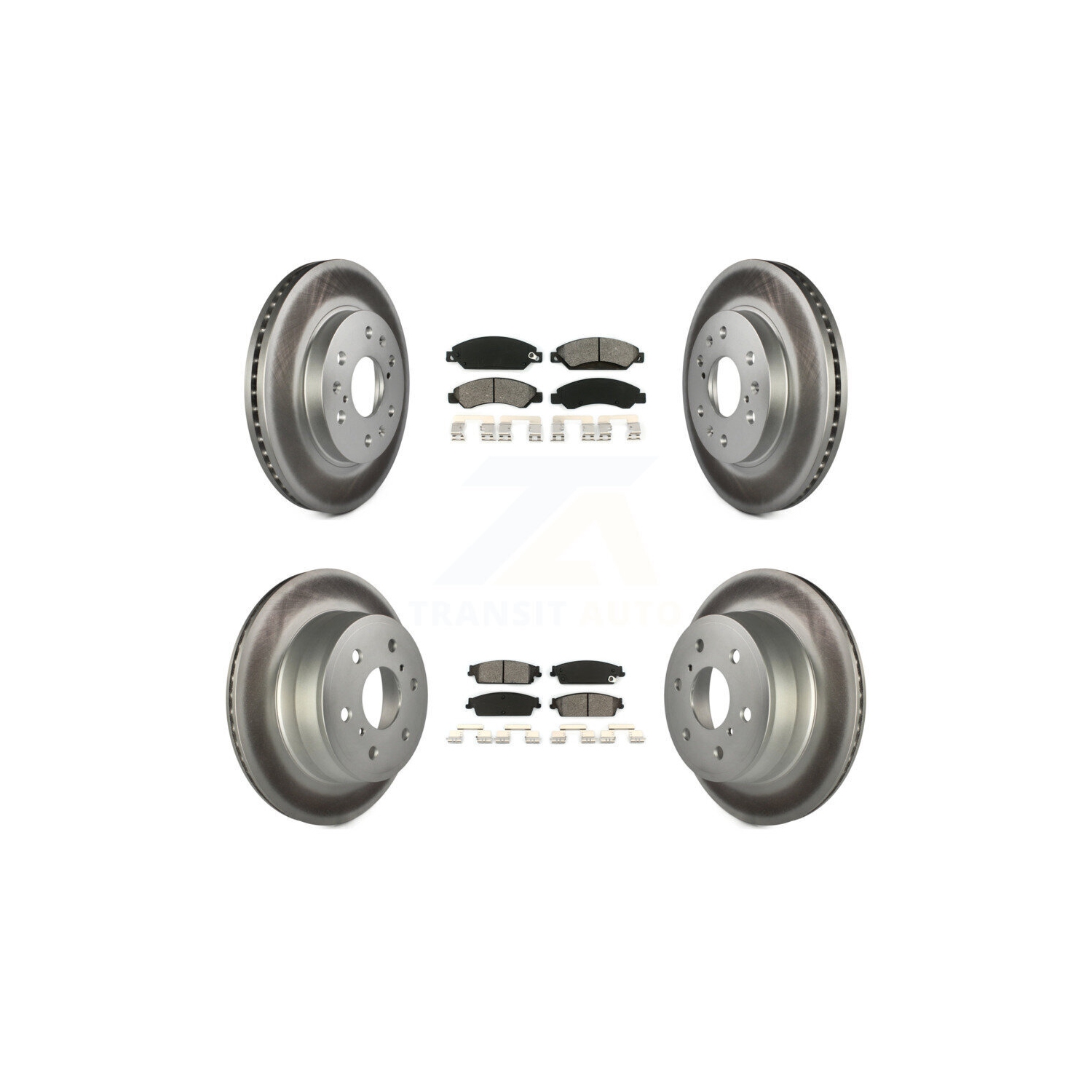 Ensemble de plaquettes semi-métalliques pour disque de frein arrière Avalanche Cadillac GMC XL KGS-100568 de Chevrolet